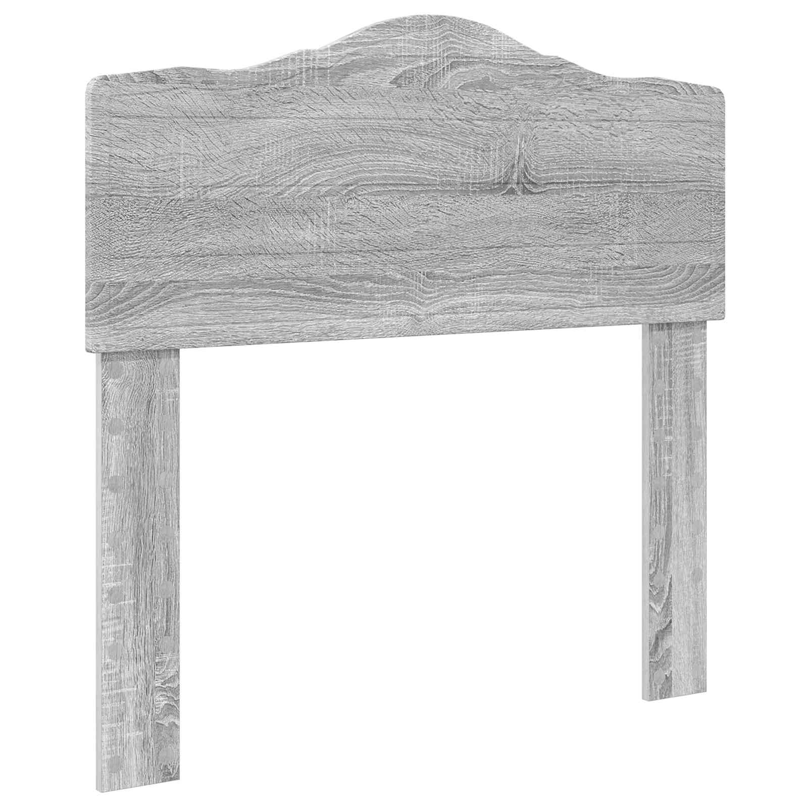 Krevet s od storage Siva Sonoma 100 x 200 cm Konstruirano drvo