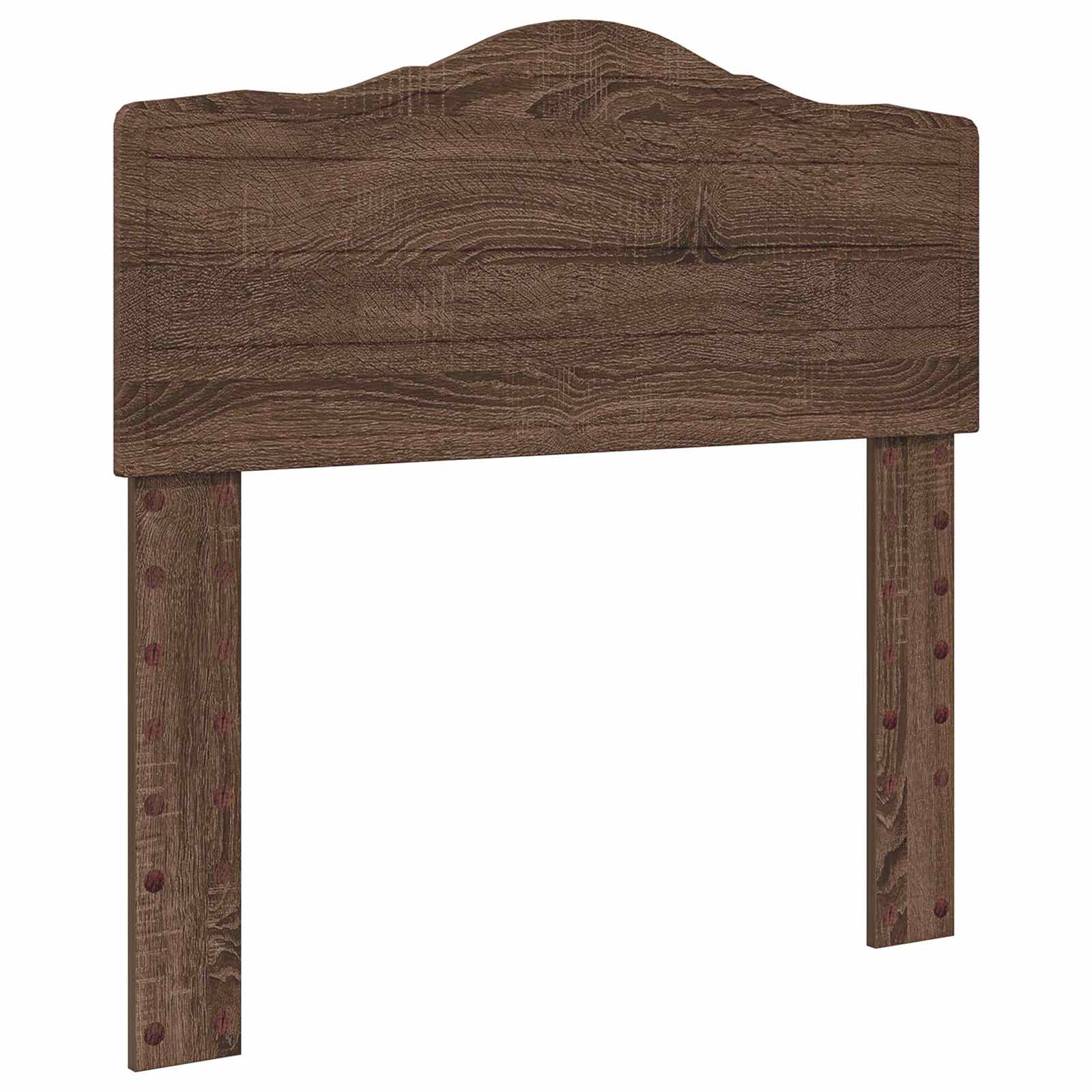 Krevet s od storage Smeđi hrast 70 x 190 cm Konstruirano drvo