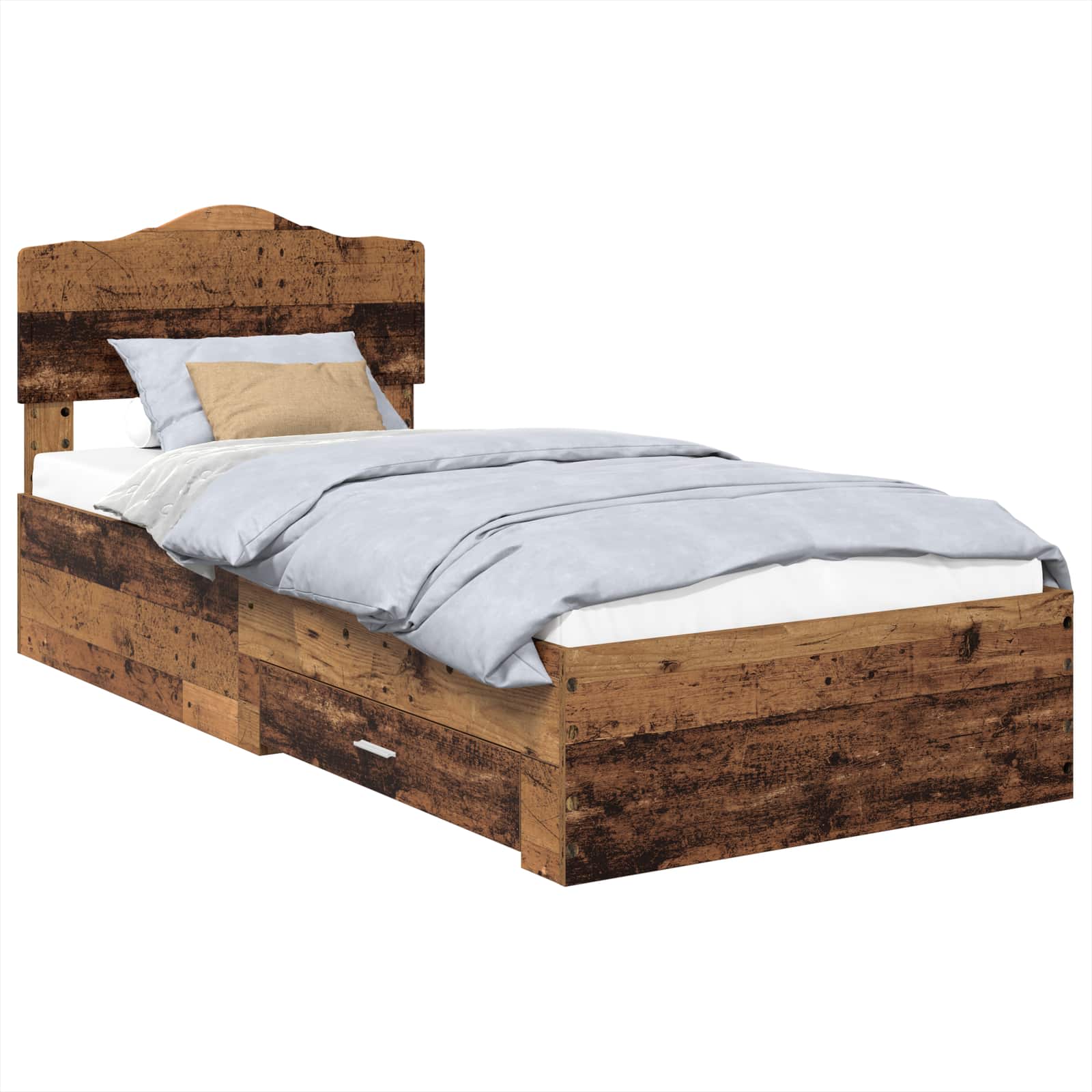 Krevetna konstrukcija Staro drvo 90 x 190 cm Konstruirano drvo