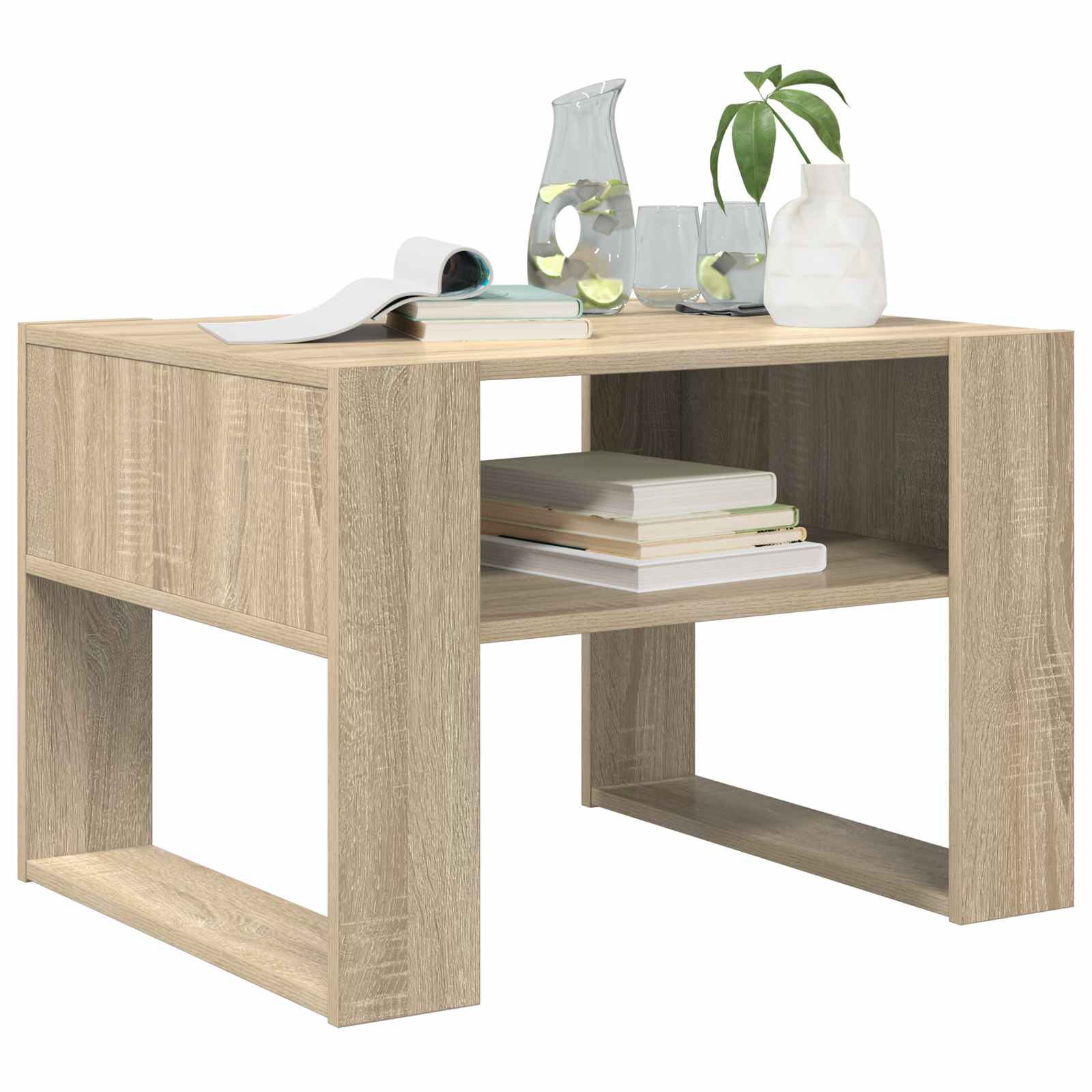 Kava Stol Sonoma hrast 66 x 53 x 45 cm Konstruirano drvo