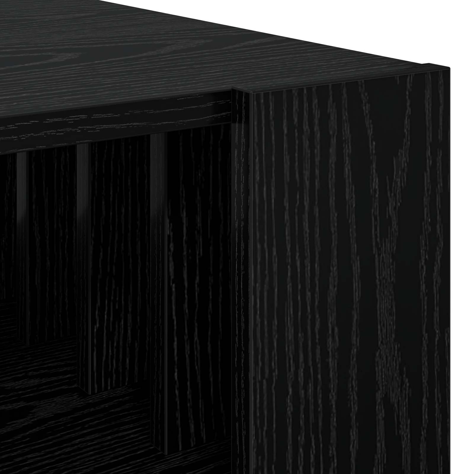 Kava Stol Crni hrast 66 x 49,5 x 45 cm Konstruirano drvo