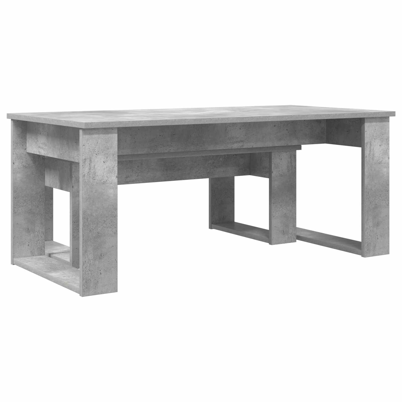 Set stolića za kavu 2 pcs Betonski sivi Konstruirano drvo