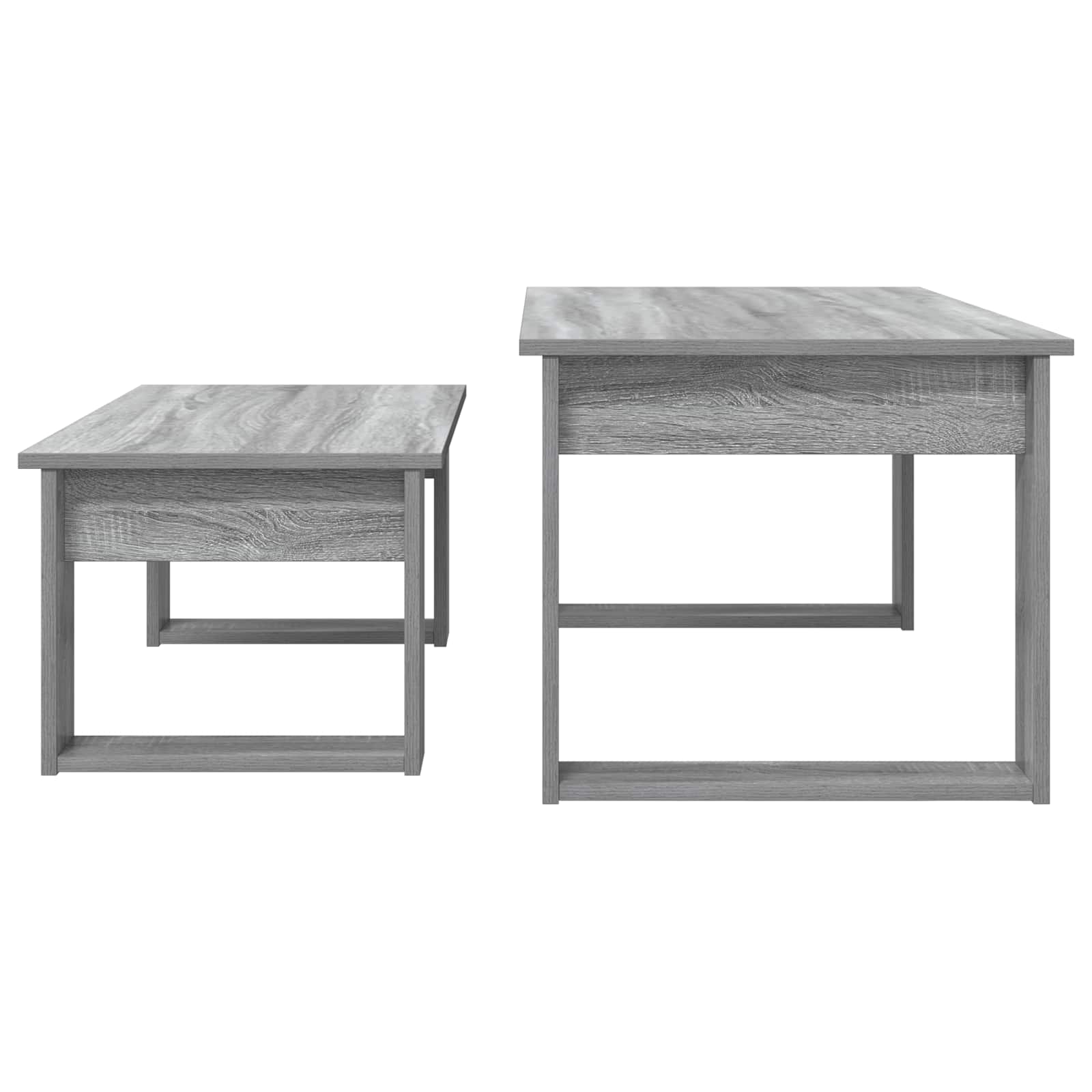 Set stolića za kavu 2 pcs Siva Sonoma Konstruirano drvo