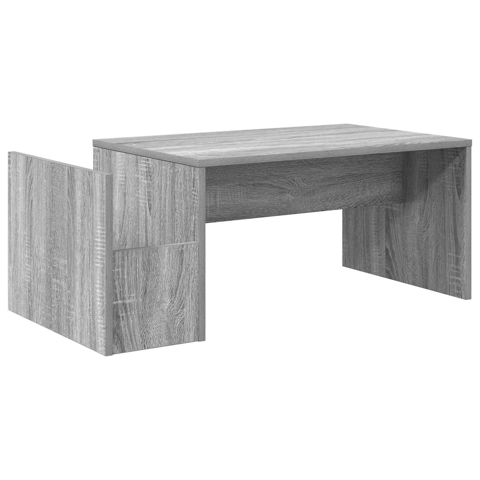 Kava Stol Siva Sonoma 90 x 45 x 35 cm Konstruirano drvo