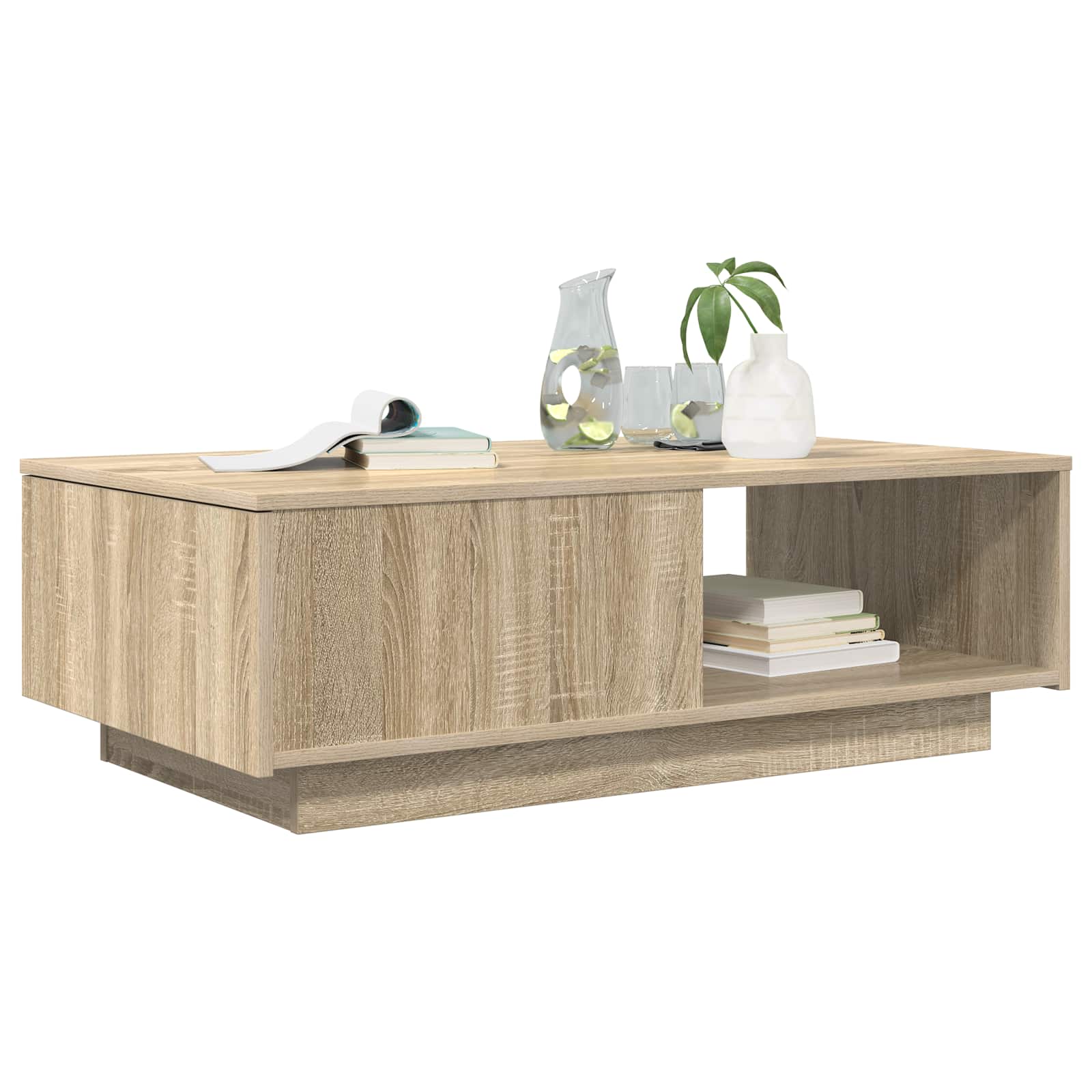 Kava Stol Sonoma hrast 95 x 55 x 31 cm Konstruirano drvo