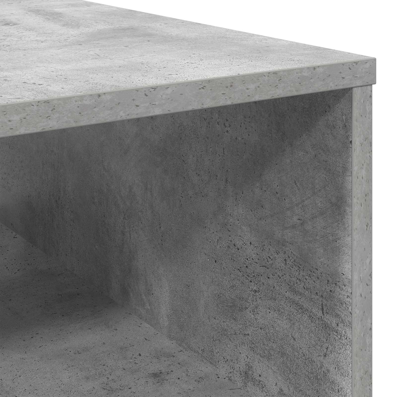Kava Stol Betonski sivi 95 x 55 x 31 cm Konstruirano drvo