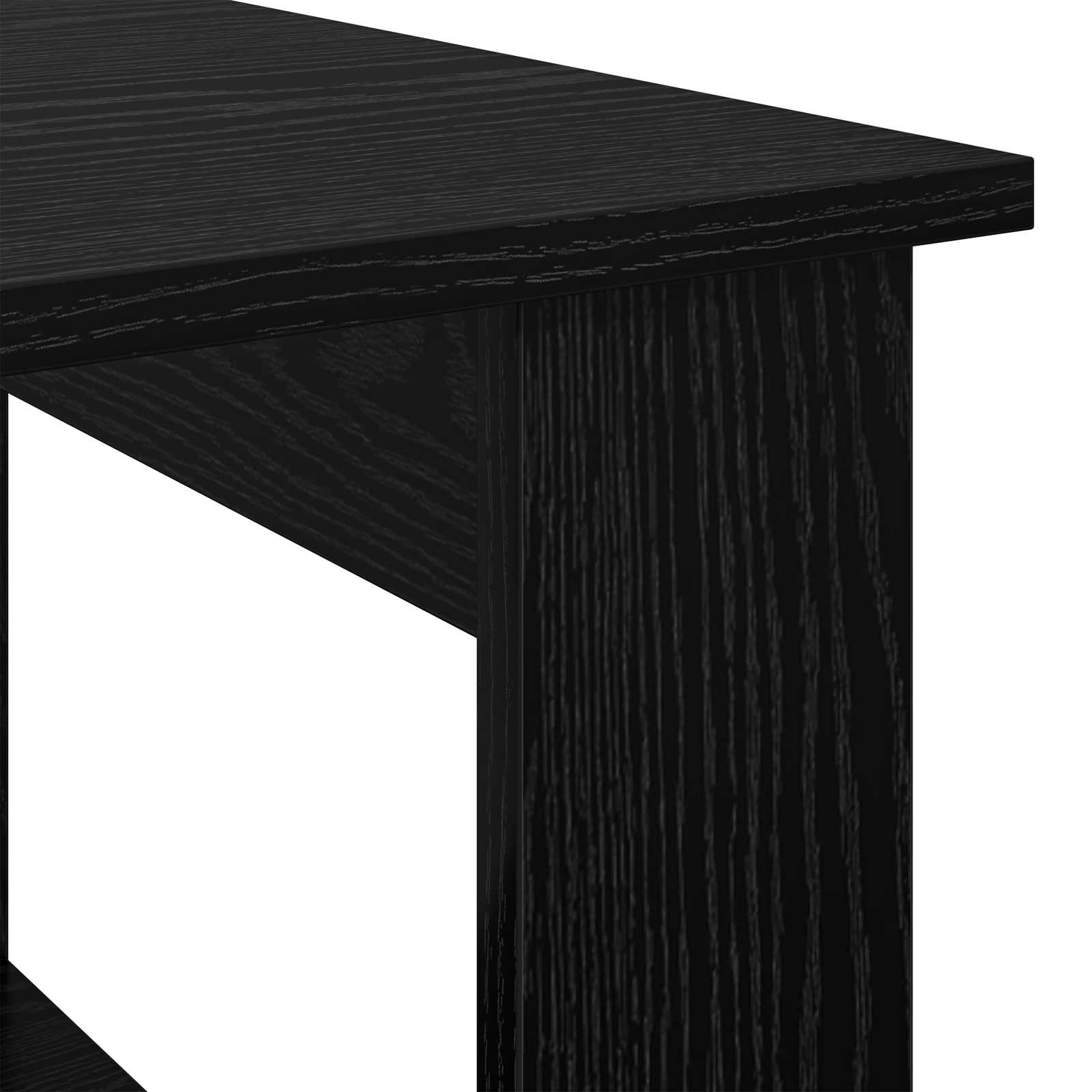 Kava Stol Crni hrast 72 x 50 x 50 cm Konstruirano drvo