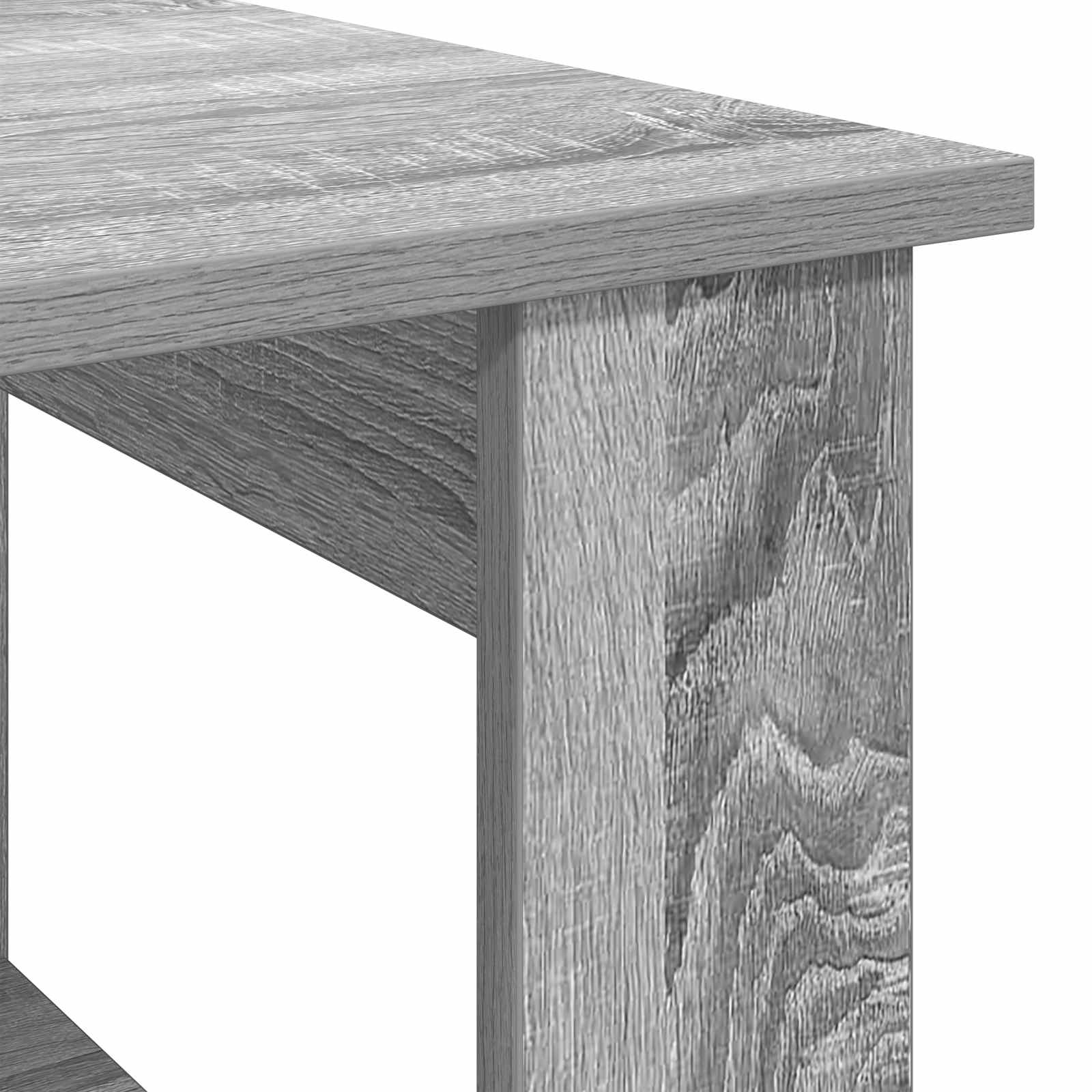 Kava Stol Siva Sonoma 72 x 50 x 50 cm Konstruirano drvo