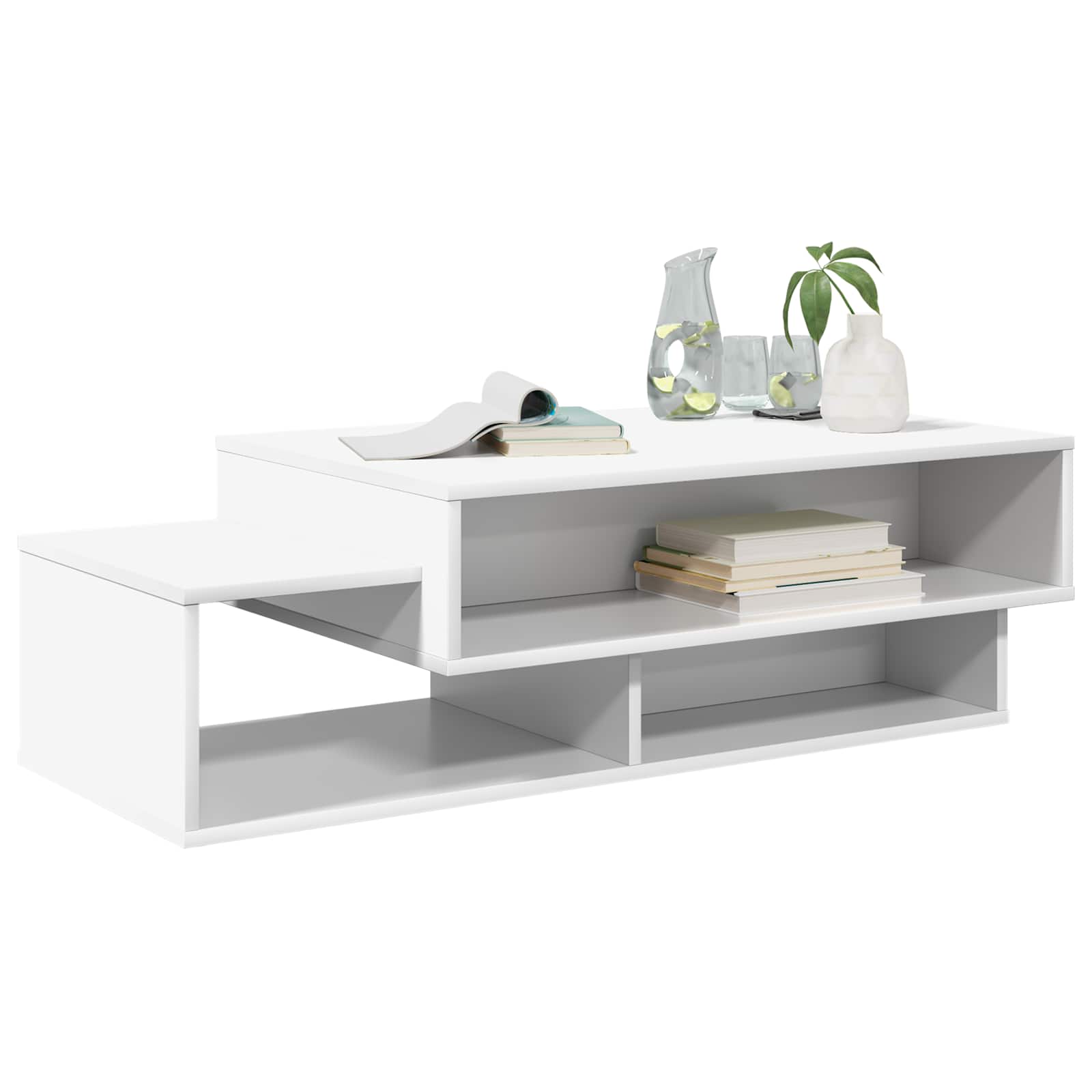 Kava Stol Bijelo 105 x 50 x 32,5 cm Konstruirano drvo