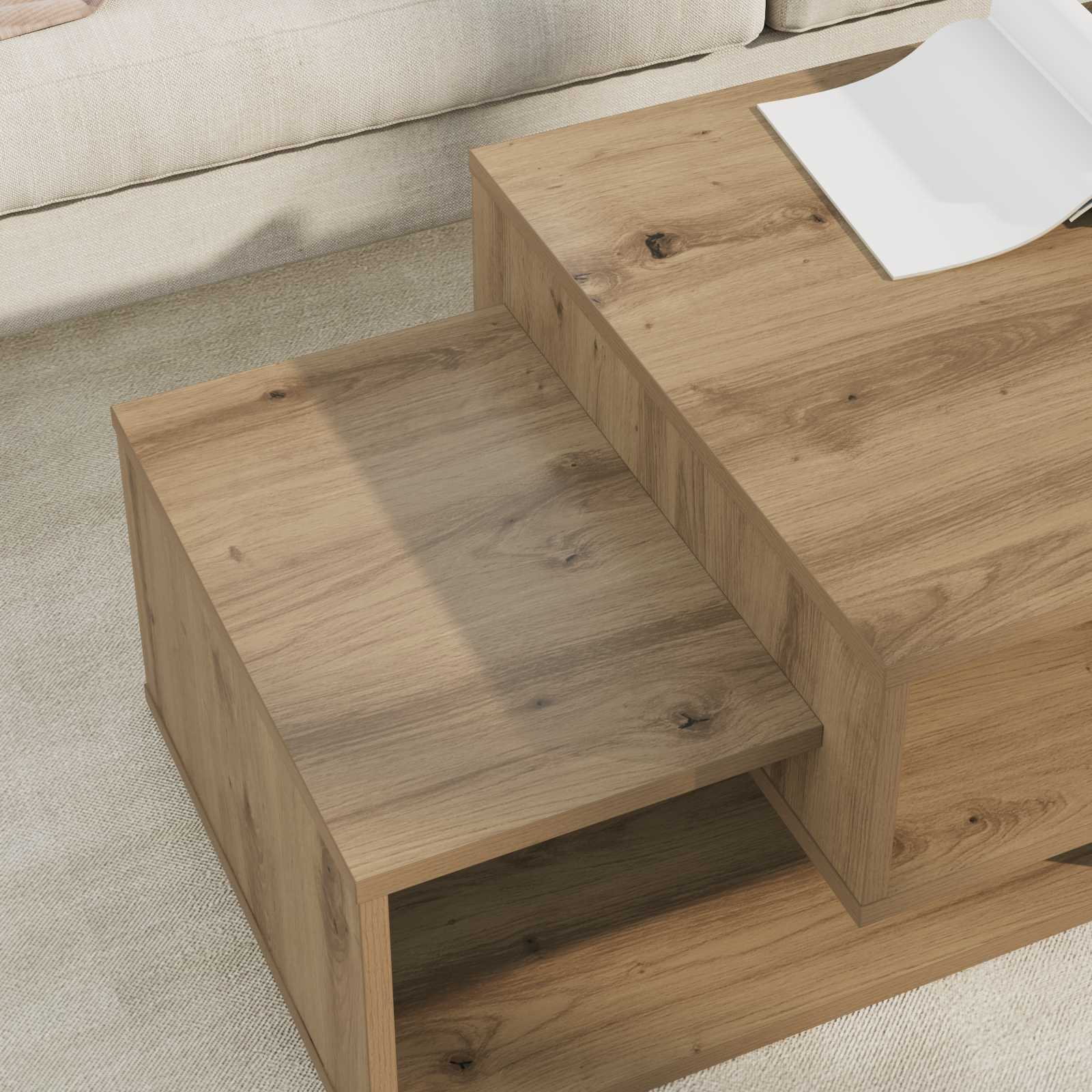 Kava Stol Umjetnički hrast 105 x 50 x 32,5 cm Konstruirano drvo
