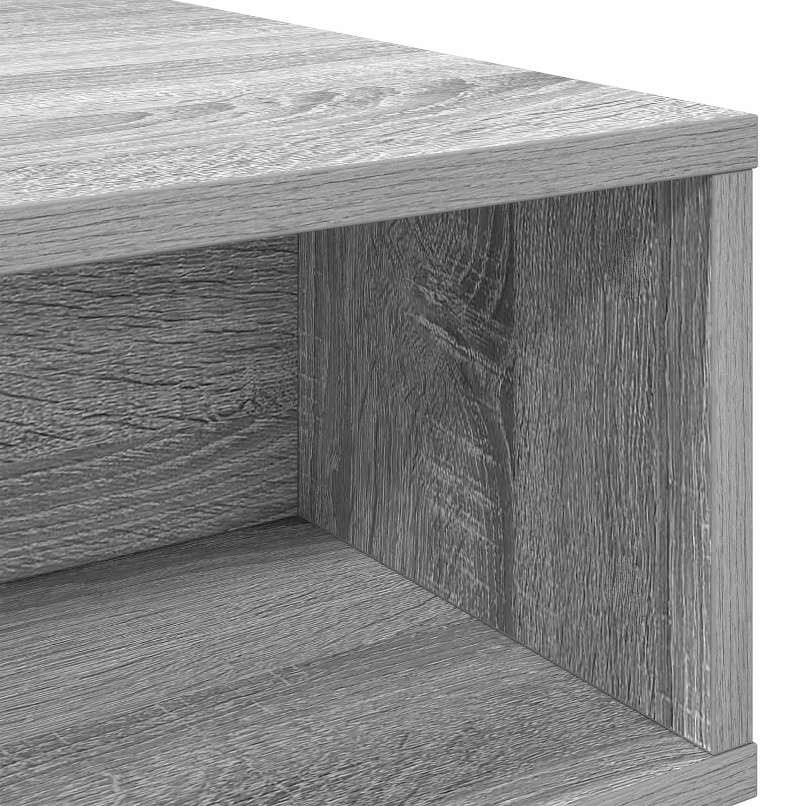 Kava Stol Siva Sonoma 80 x 46 x 35 cm Konstruirano drvo