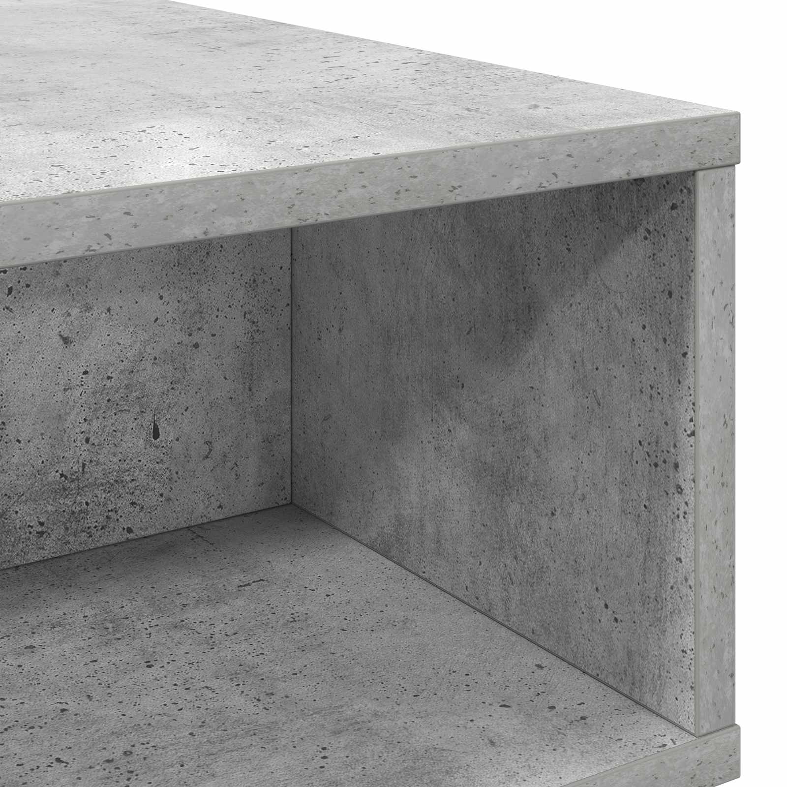 Kava Stol Betonski sivi 100 x 46 x 35 cm Konstruirano drvo