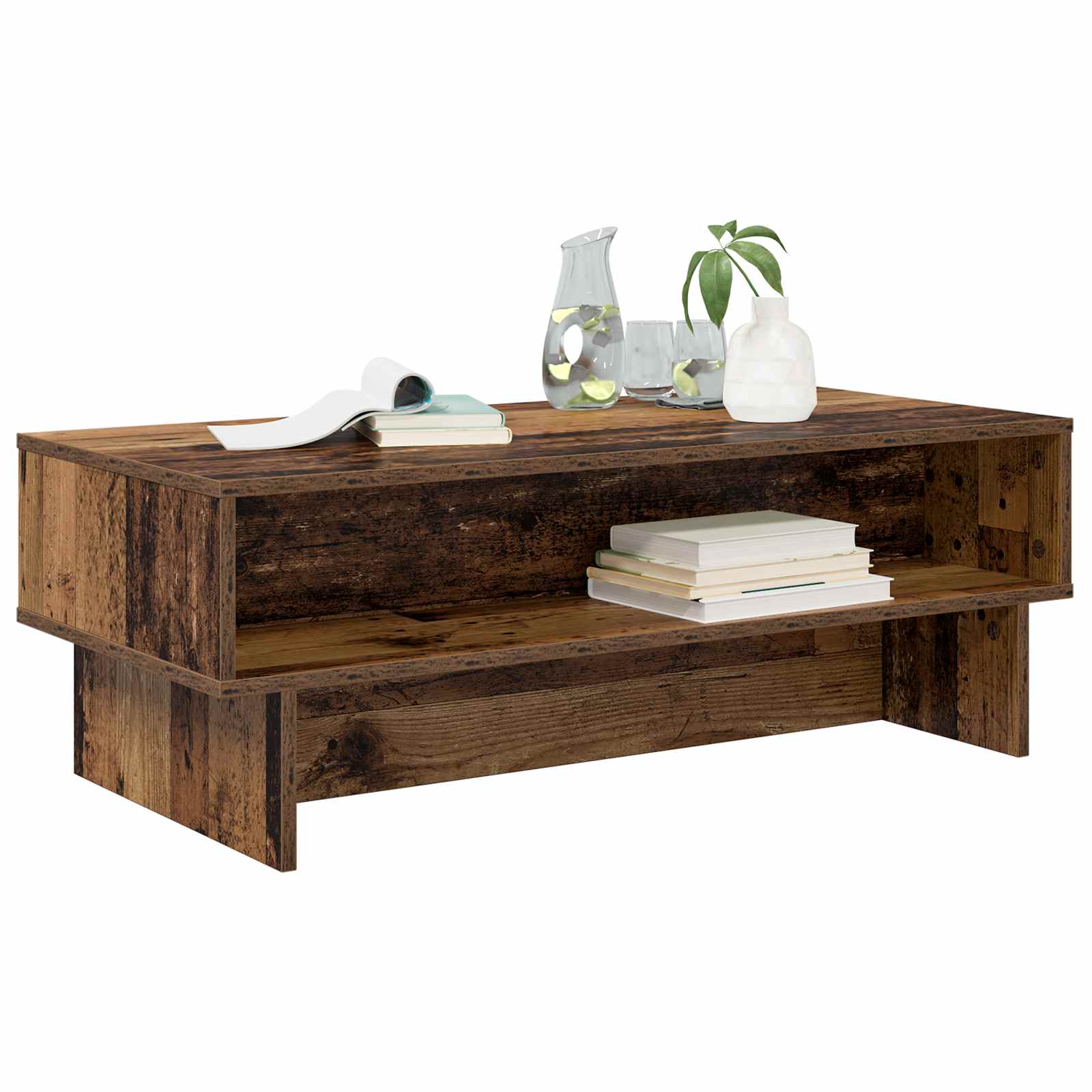 Kava Stol Staro drvo 100 x 46 x 35 cm Konstruirano drvo