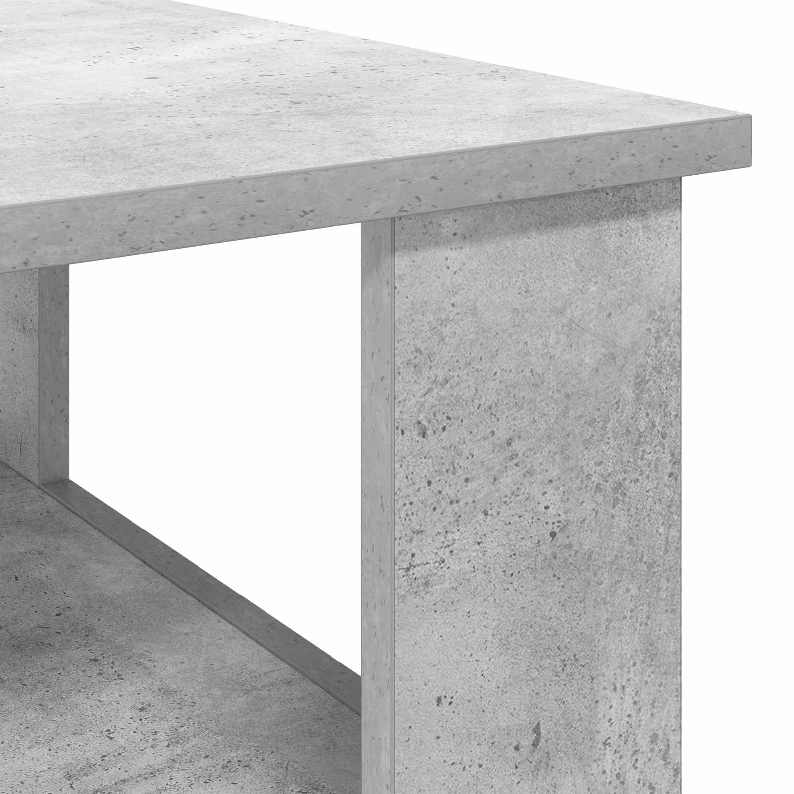Kava Stol Betonski sivi 57 x 55 x 45 cm Konstruirano drvo