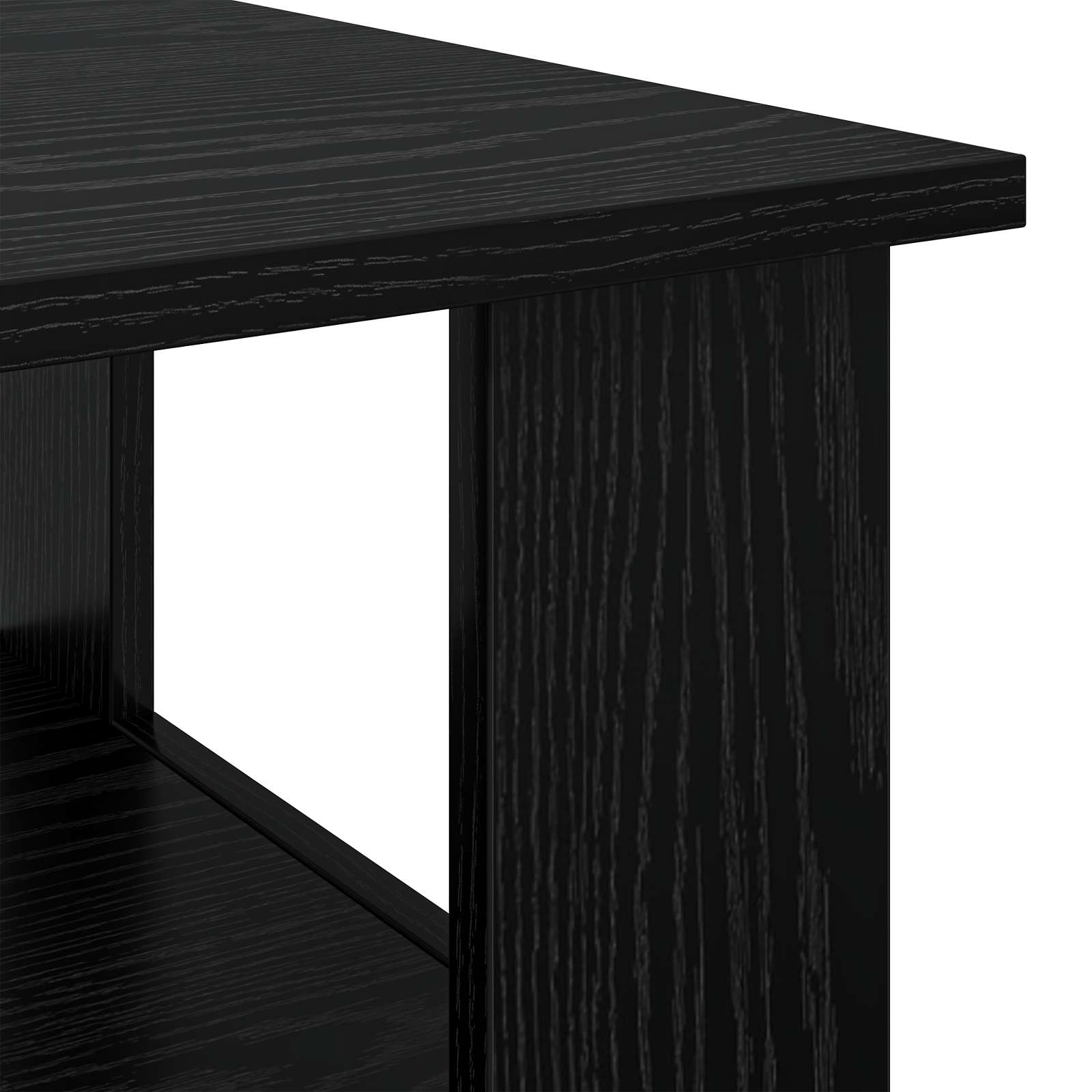 Kava Stol Crni hrast 90 x 50 x 45 cm Konstruirano drvo