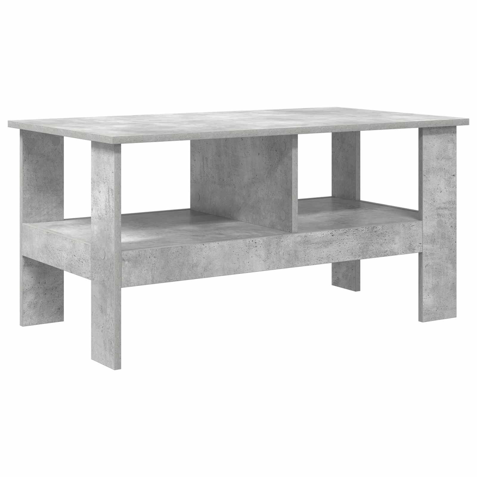 Kava Stol Betonski sivi 90 x 50 x 45 cm Konstruirano drvo