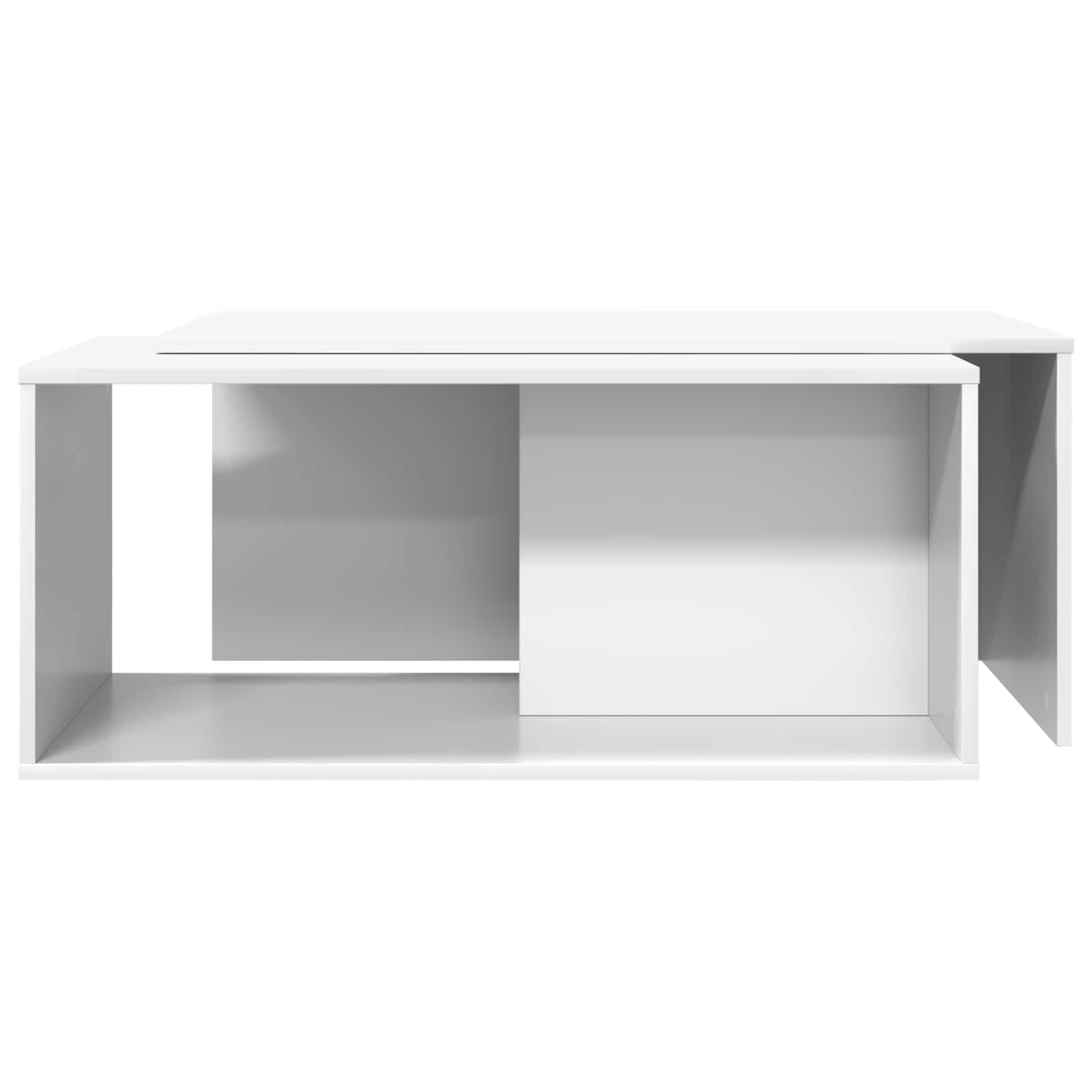 Set stolića za kavu 2 pcs Bijelo Konstruirano drvo