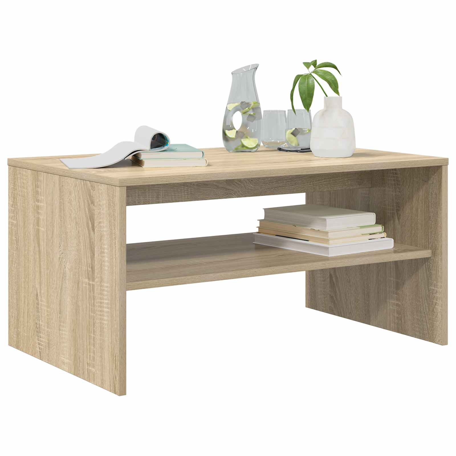 Kava Stol Sonoma hrast 80 x 50 x 40 cm Konstruirano drvo