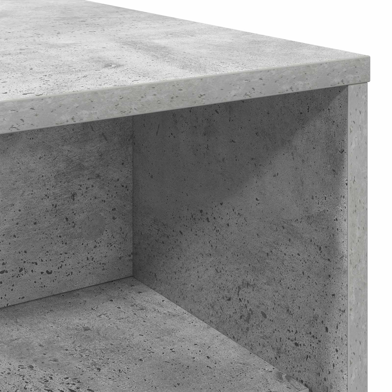 Kava Stol Betonski sivi 100 x 50 x 40 cm Konstruirano drvo