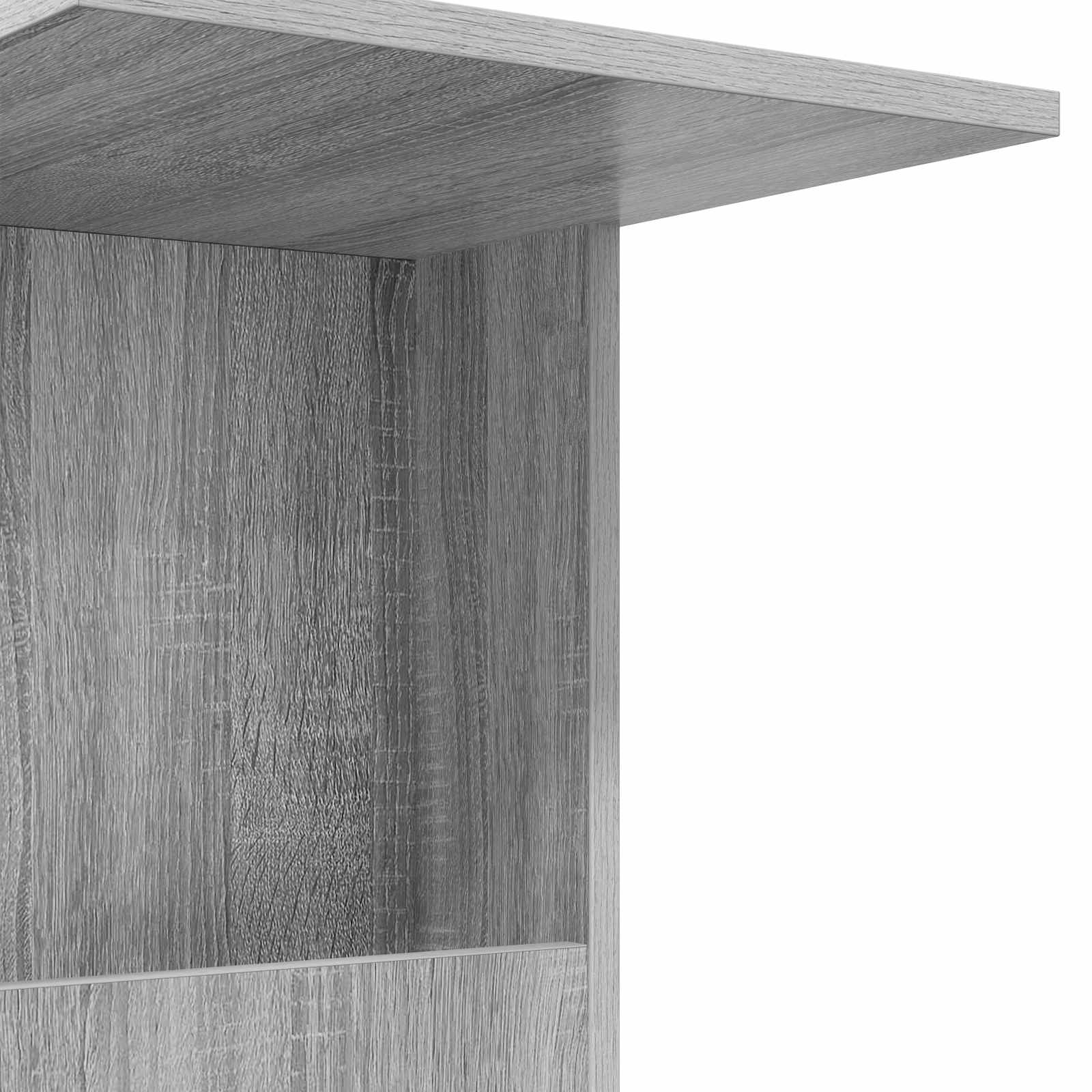 Bocni stol Siva Sonoma 40 x 35 x 60 cm Konstruirano drvo