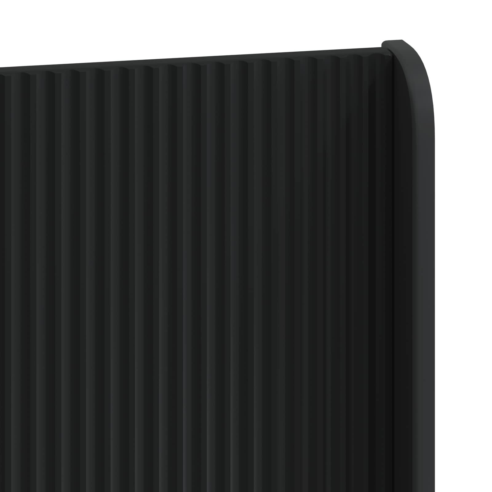 Krevetna konstrukcija s pohranom i uzglavljem Crna 100 x 200 cm