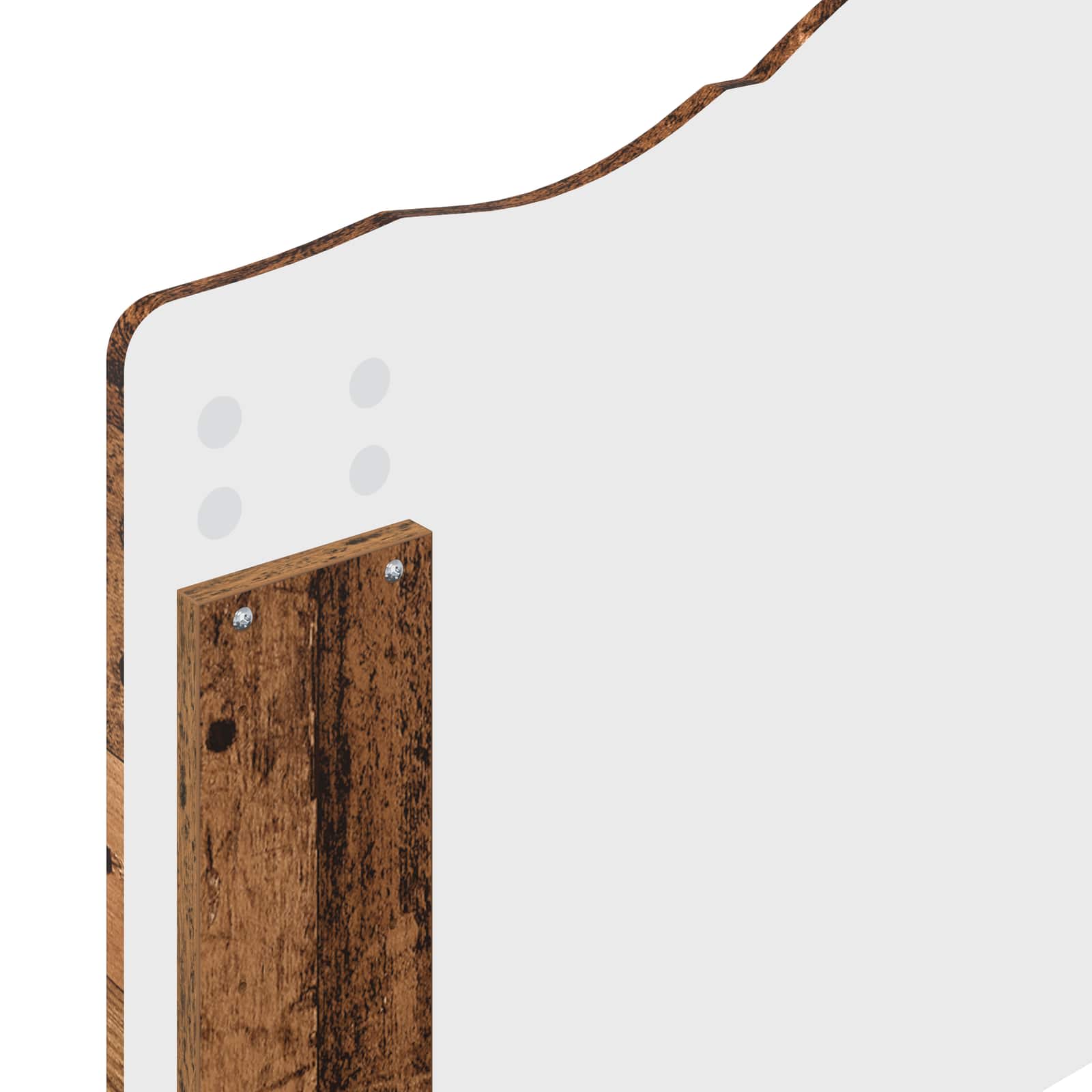 Krevetna konstrukcija s uzglavljem Staro drvo 100 x 200 cm