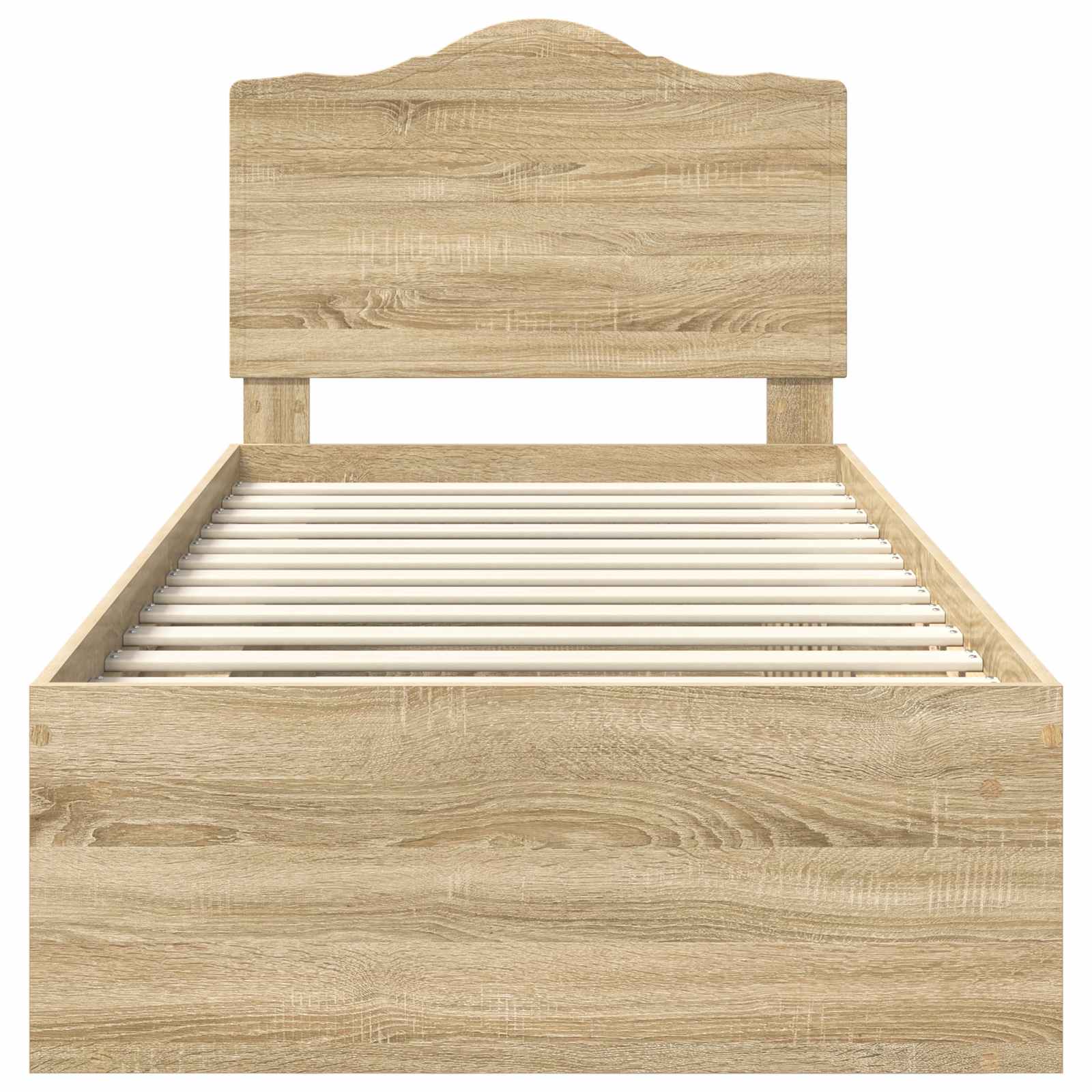 Krevetna konstrukcija s uzglavljem Sonoma hrast 75 x 190 cm