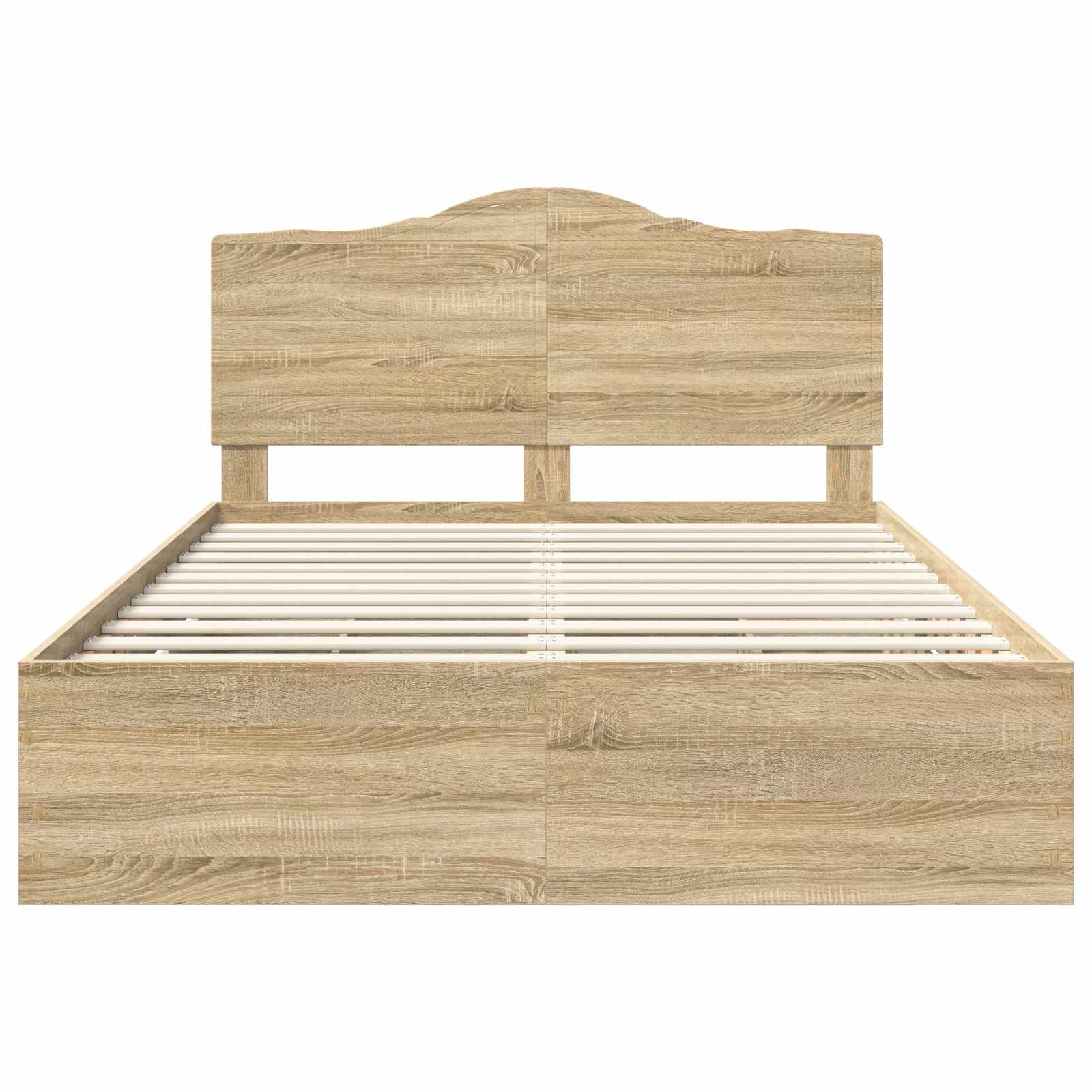 Krevetna konstrukcija s ladicama Hrast sonoma 150 x 200 cm