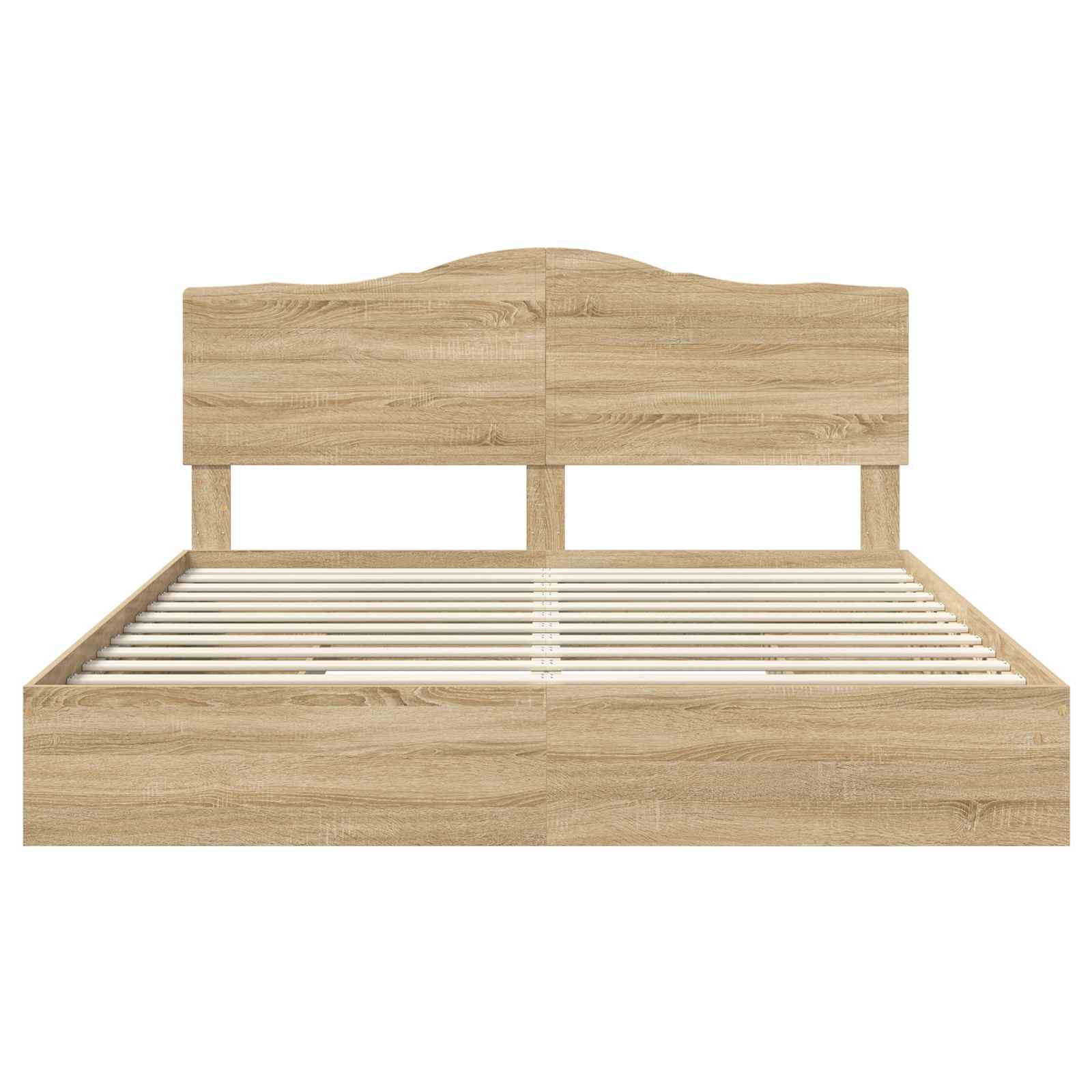 Krevet s od storage Sonoma hrast 180 x 200 cm Konstruirano drvo