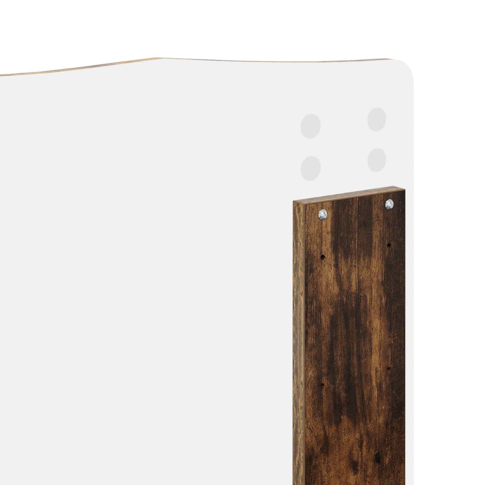 Krevet s od storage s uzglavljem Dimljeni hrast 160 x 200 cm