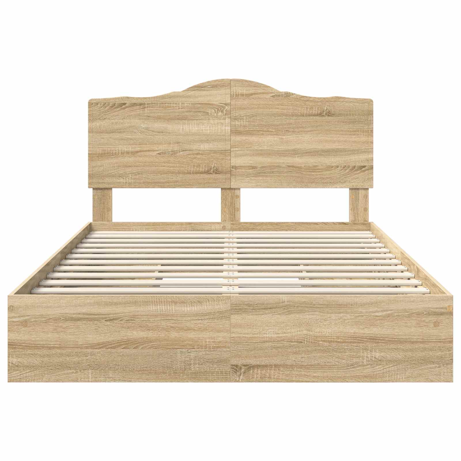 Krevet s od storage Sonoma hrast 140 x 200 cm Konstruirano drvo