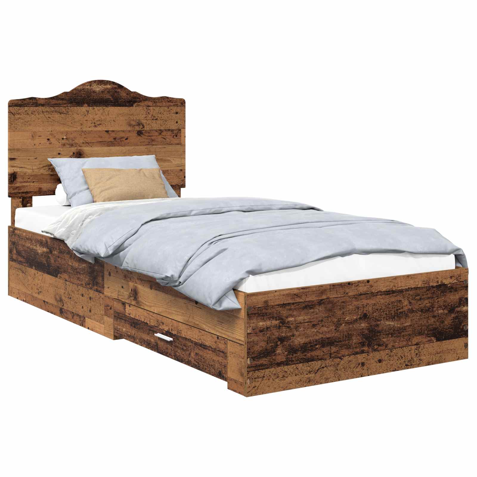 Krevetna konstrukcija Staro drvo 100 x 200 cm Konstruirano drvo