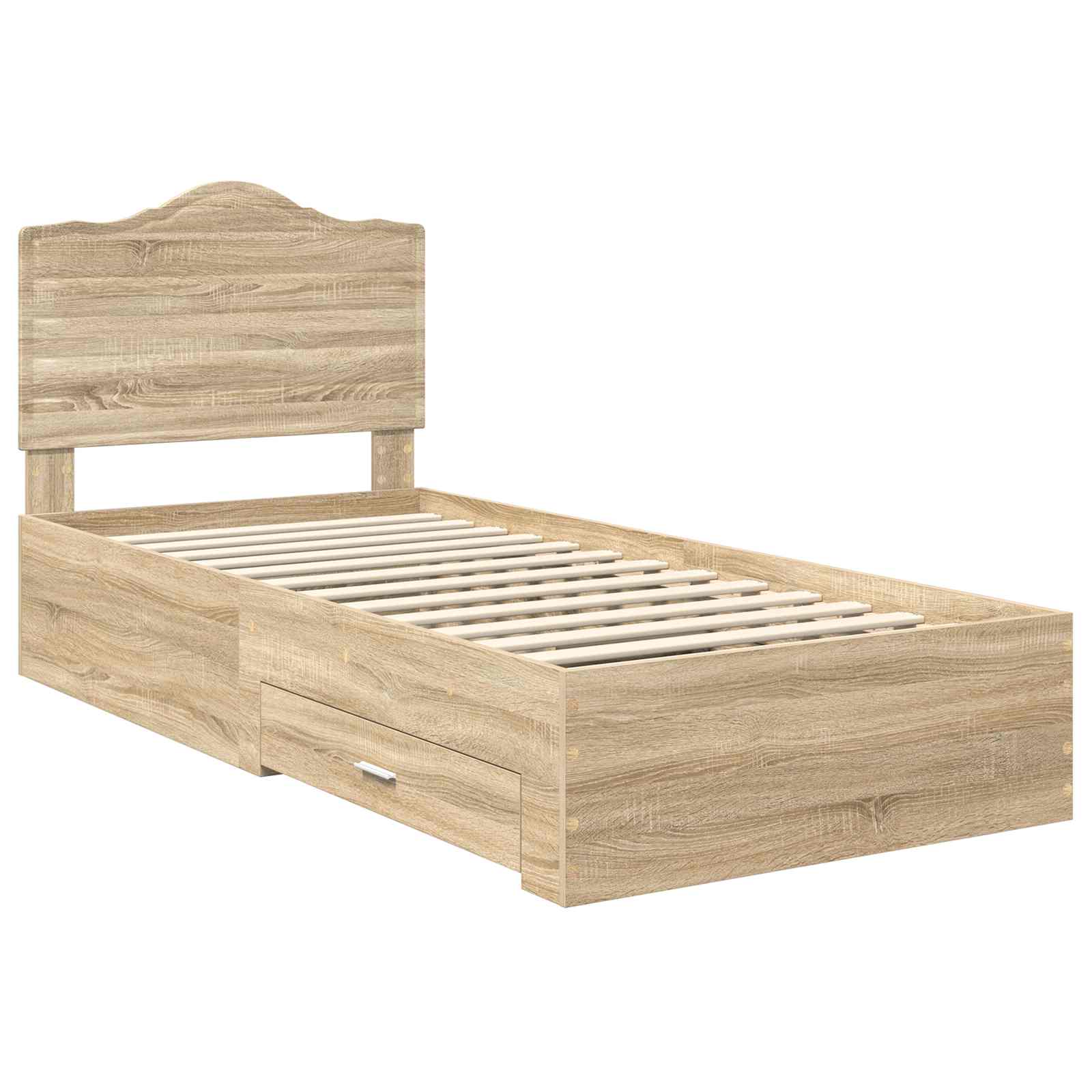Krevetna konstrukcija s ladicama Sonoma hrast 90 x 200 cm
