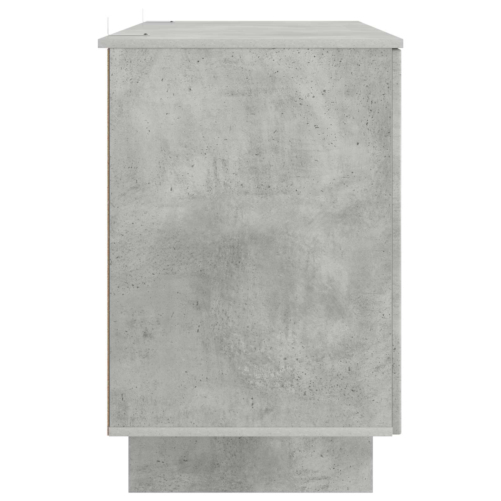 Stol Betonska siva Konstruirano drvo 142,5 x 50 x 75 cm