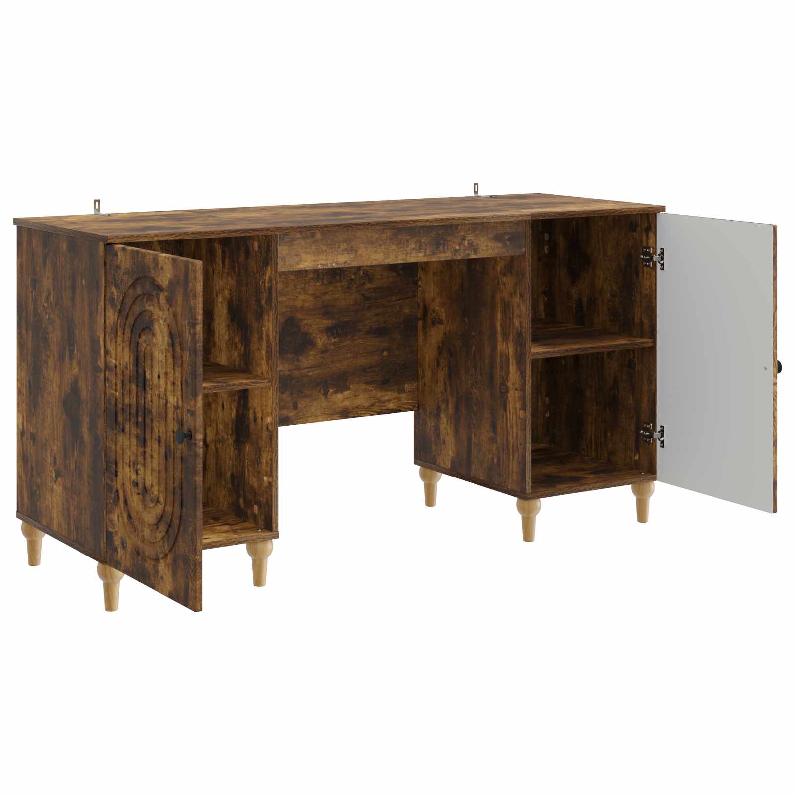 Stol Dimljeni hrast 142,5 x 50 x 75 cm Konstruirano drvo