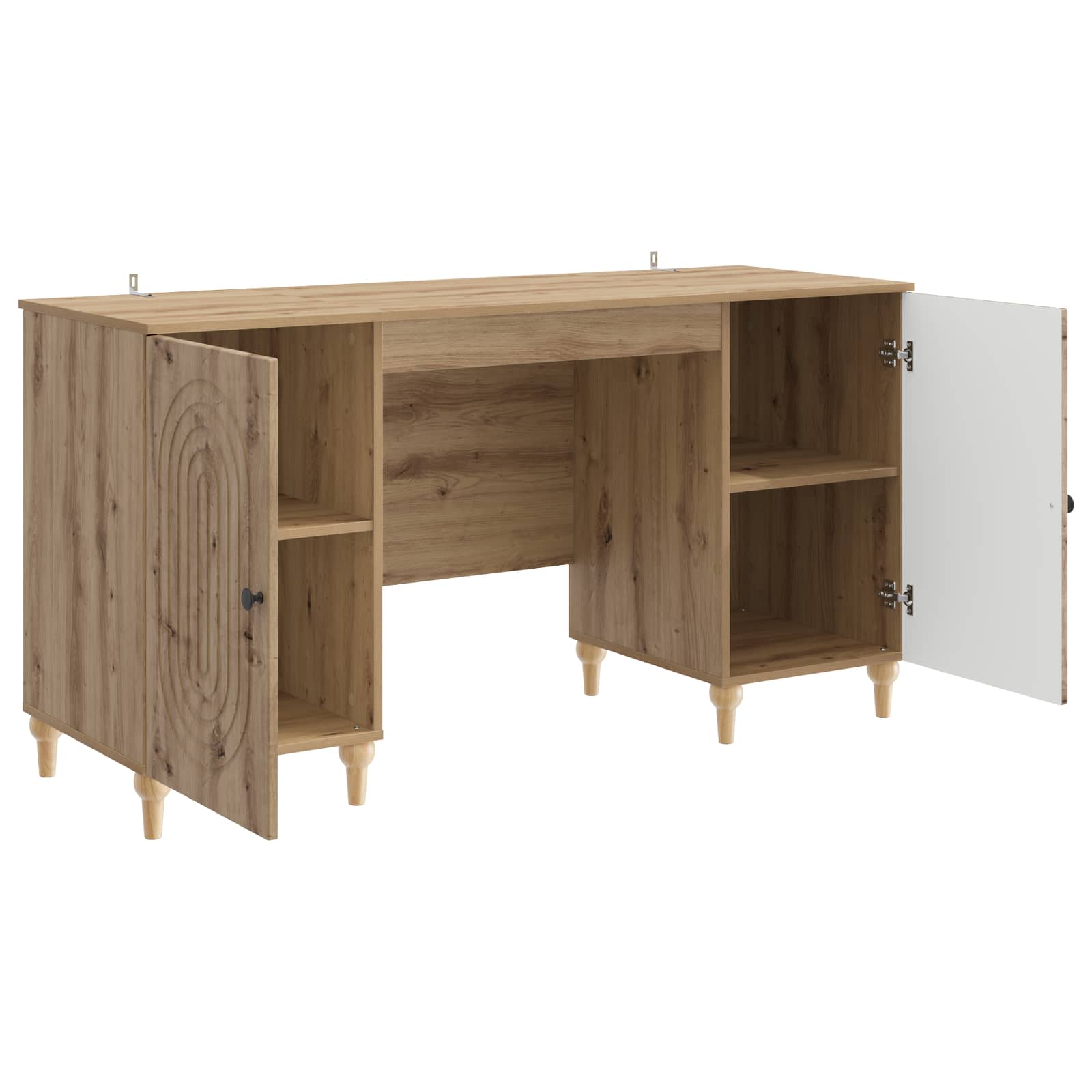 Stol Hrast artisan 142,5 x 50 x 75 cm Konstruirano drvo