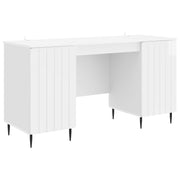Stol Bijela visokog sjaja 142,5 x 50 x 75 cm Konstruirano drvo