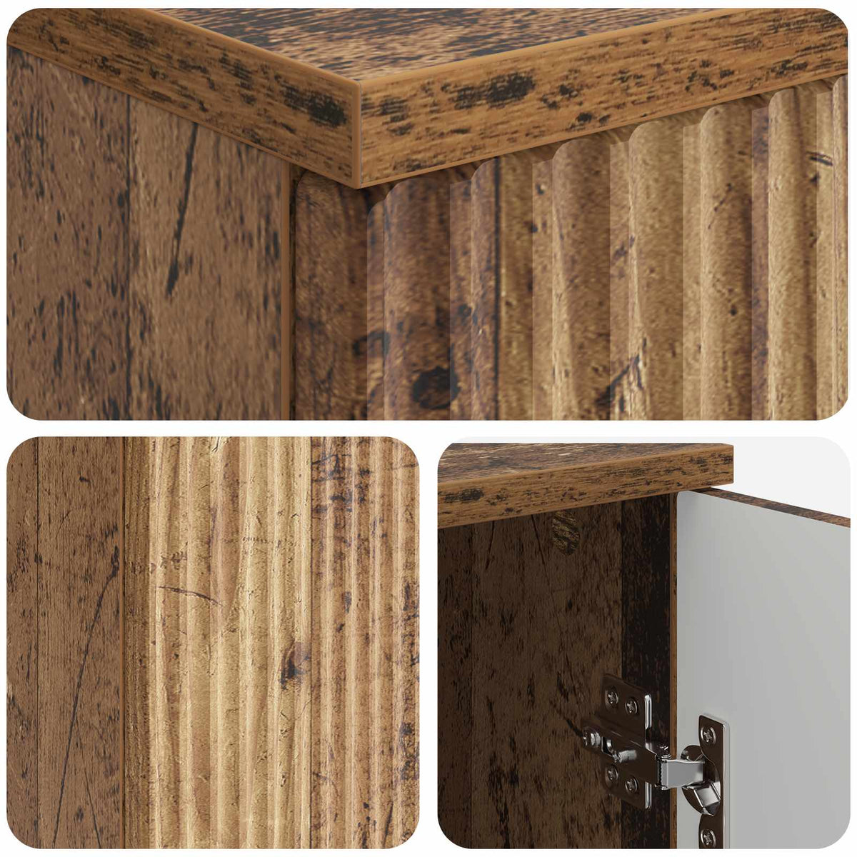 Stol s policom Staro drvo 142,5 x 50 x 75 cm Konstruirano drvo