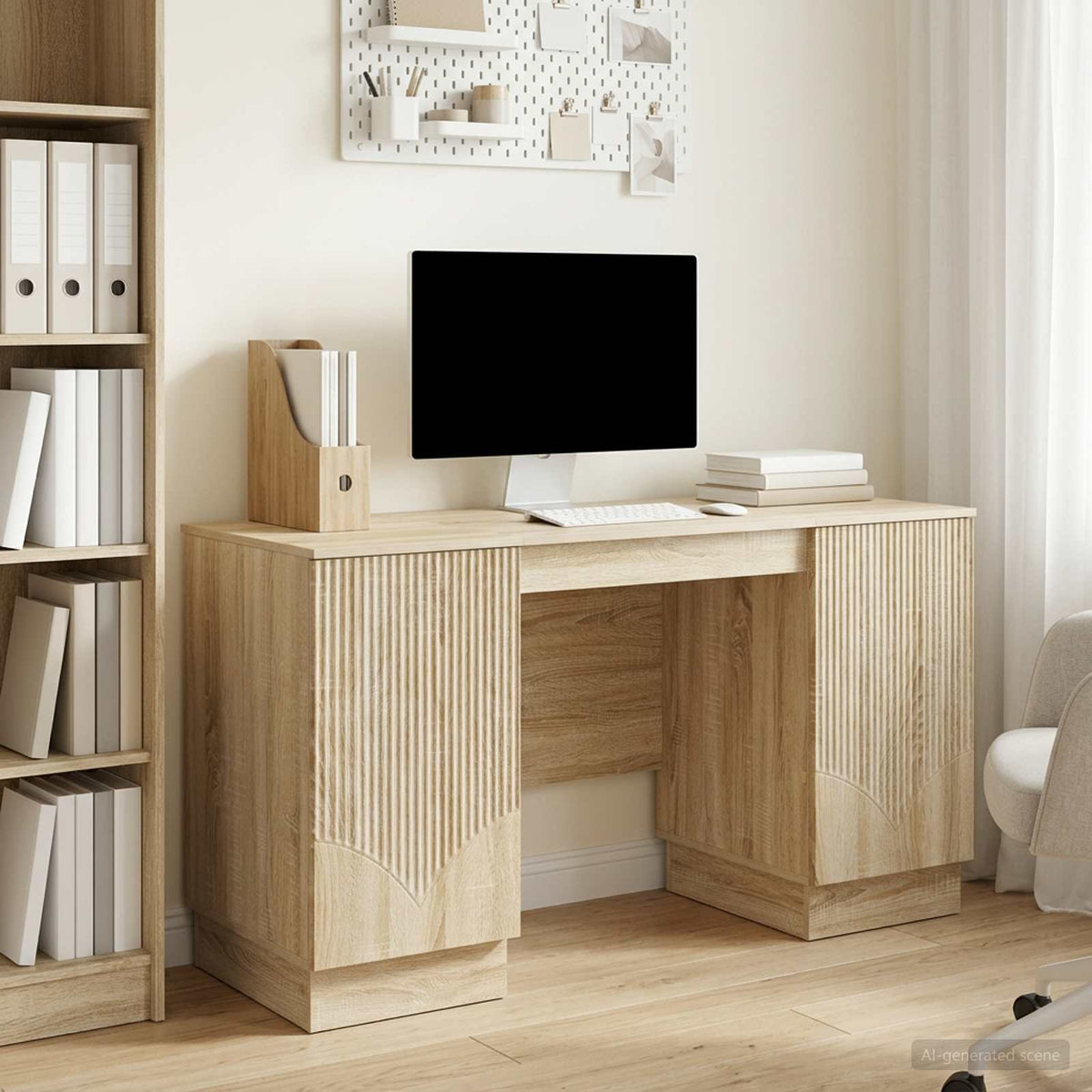 Stol Hrast sonoma 142,5 x 50 x 75 cm Konstruirano drvo