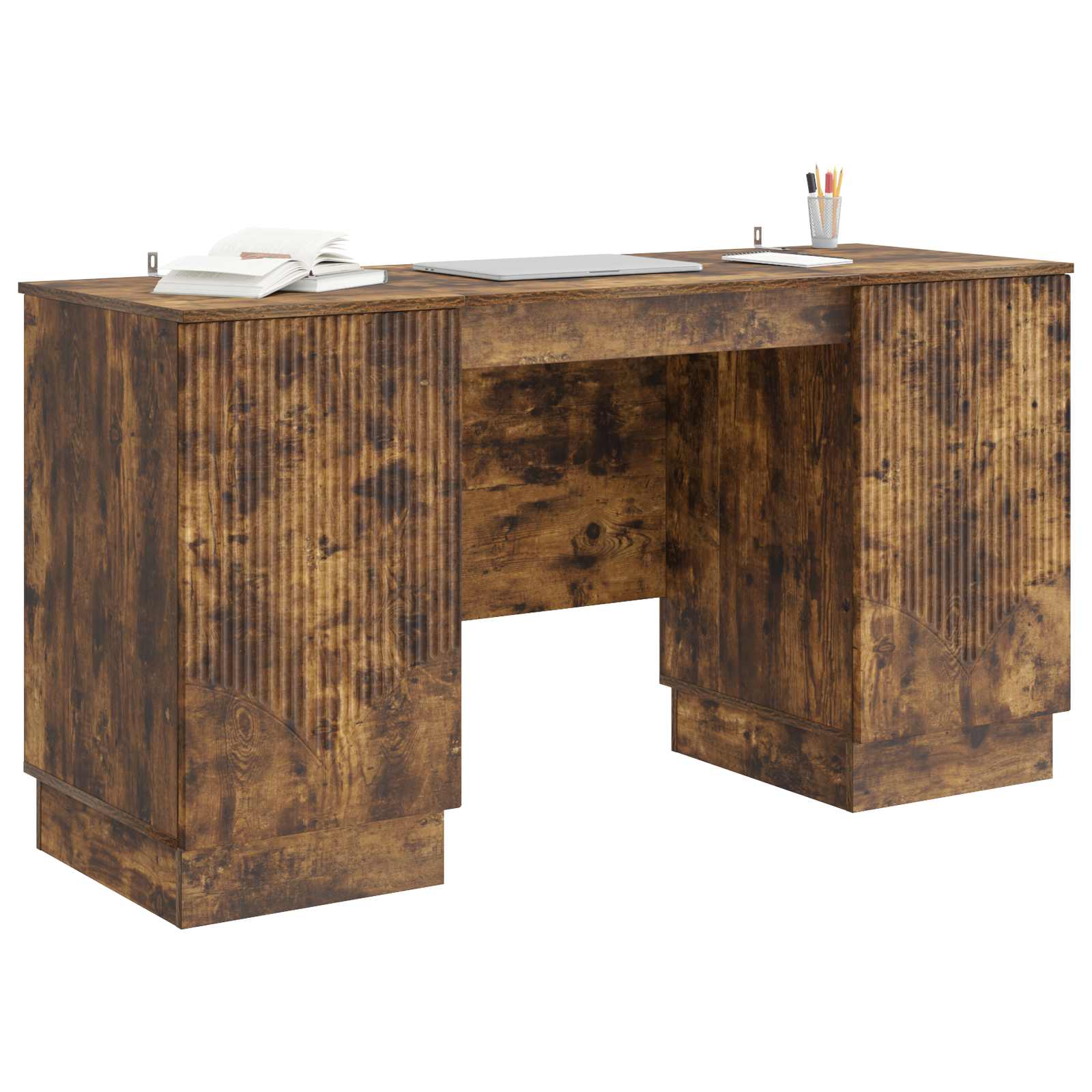 Stol Dimljeni hrast 142,5 x 50 x 75 cm Konstruirano drvo