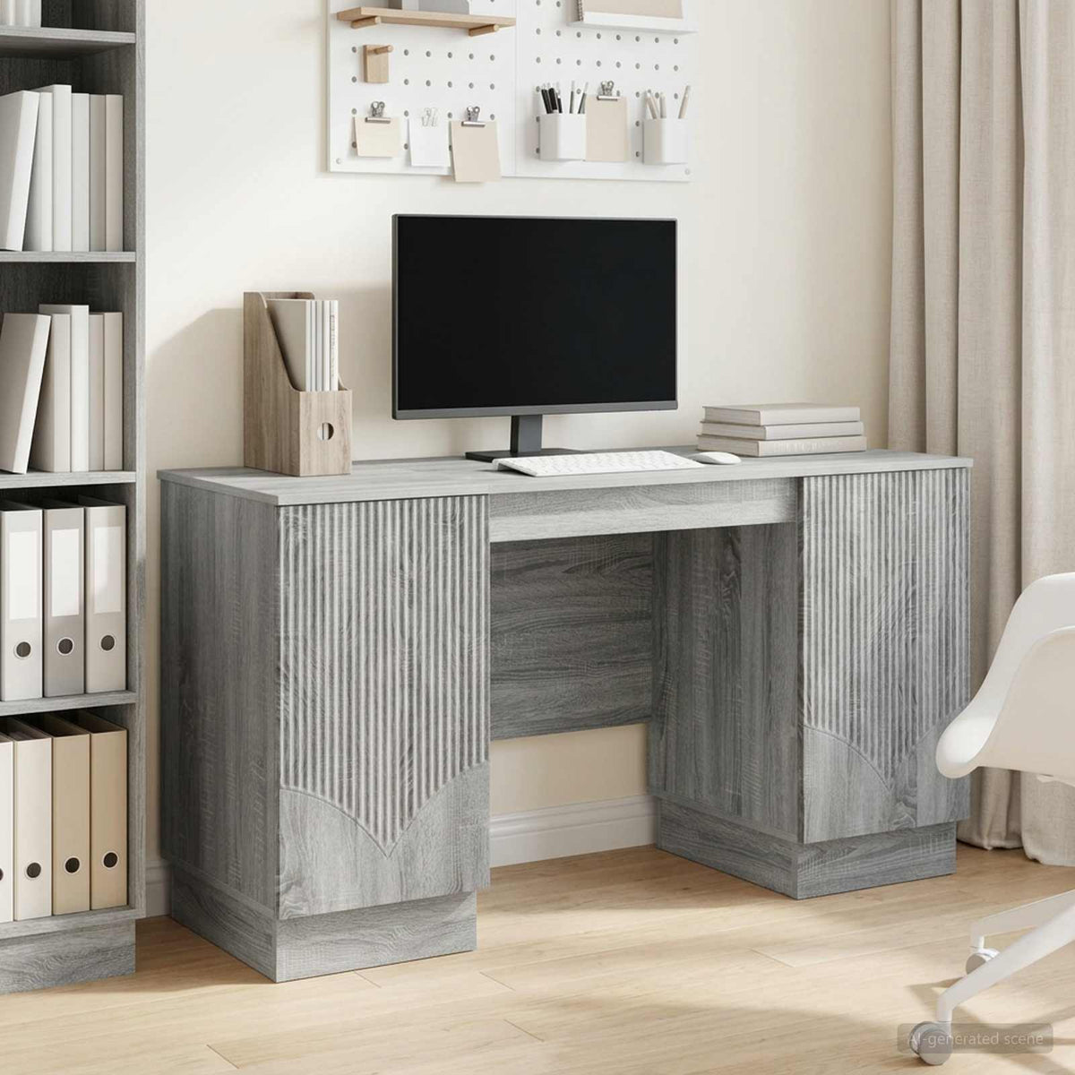 Stol Siva sonoma 142,5 x 50 x 75 cm Konstruirano drvo