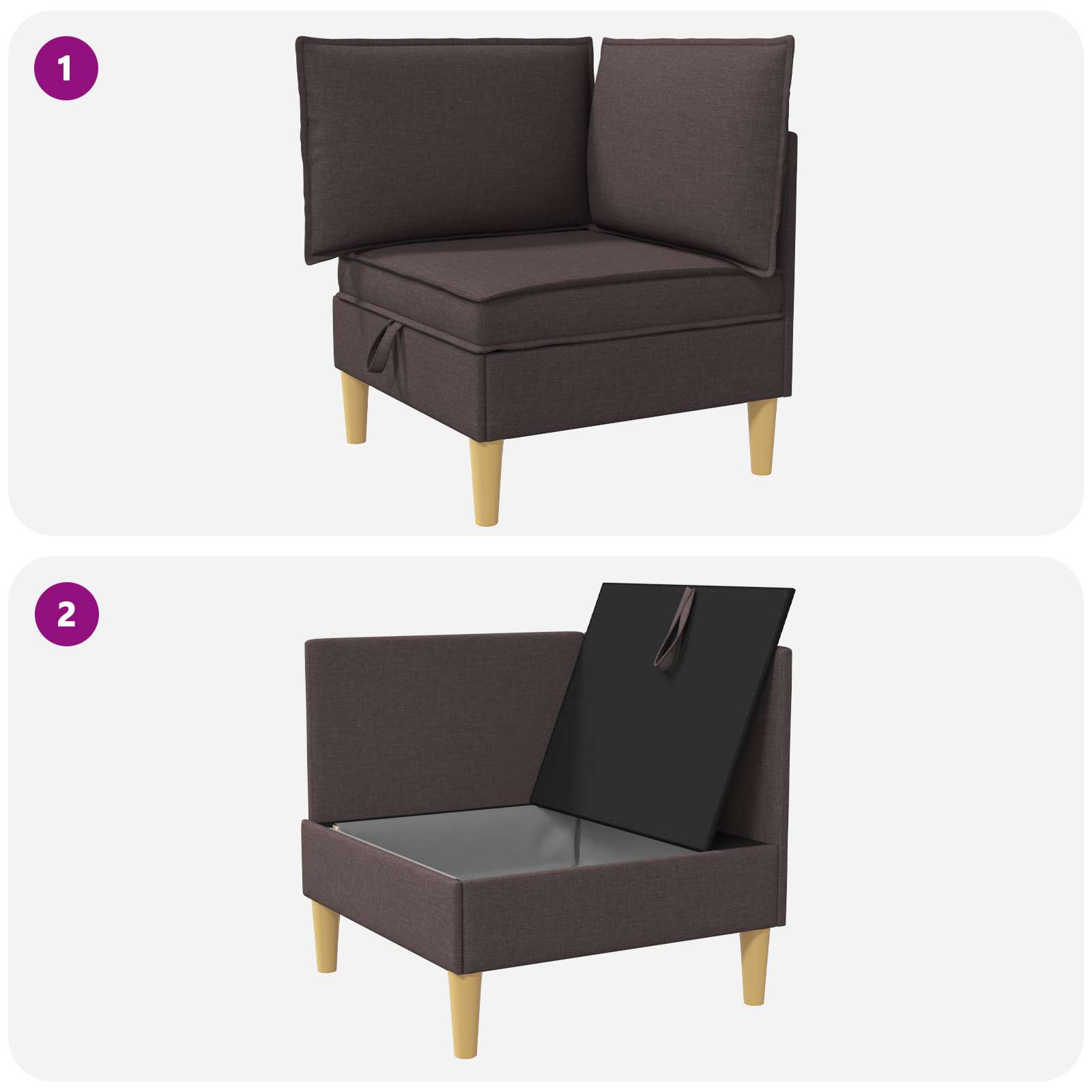 Sofa s pohranom Tkanina