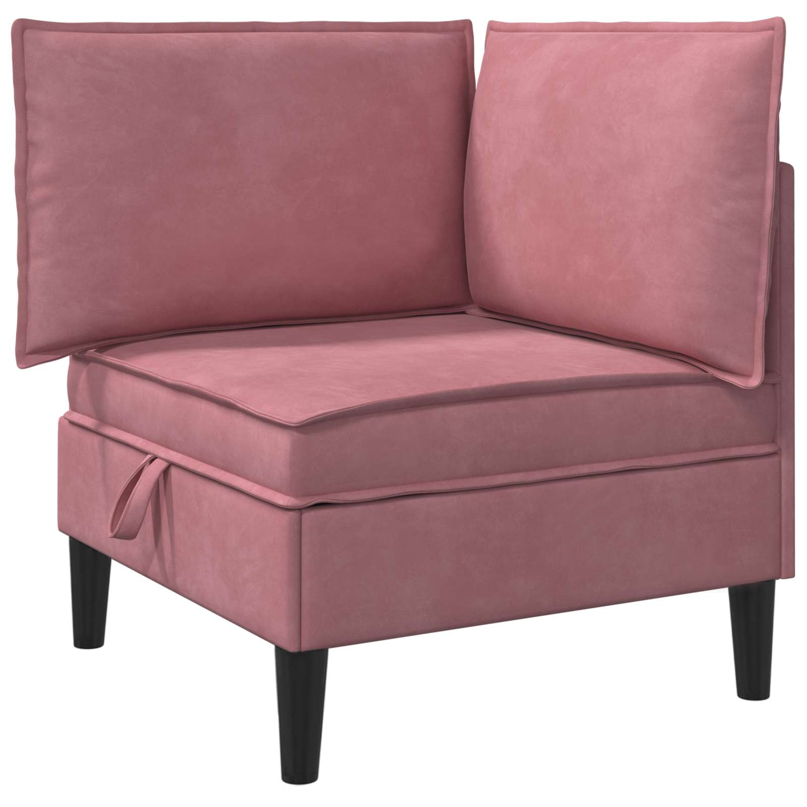Sofa s pohranom Ružičasta Baršun