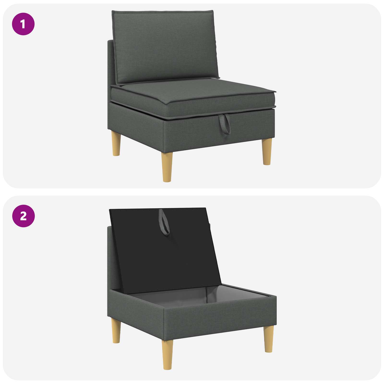 Sofa s pohranom Tkanina
