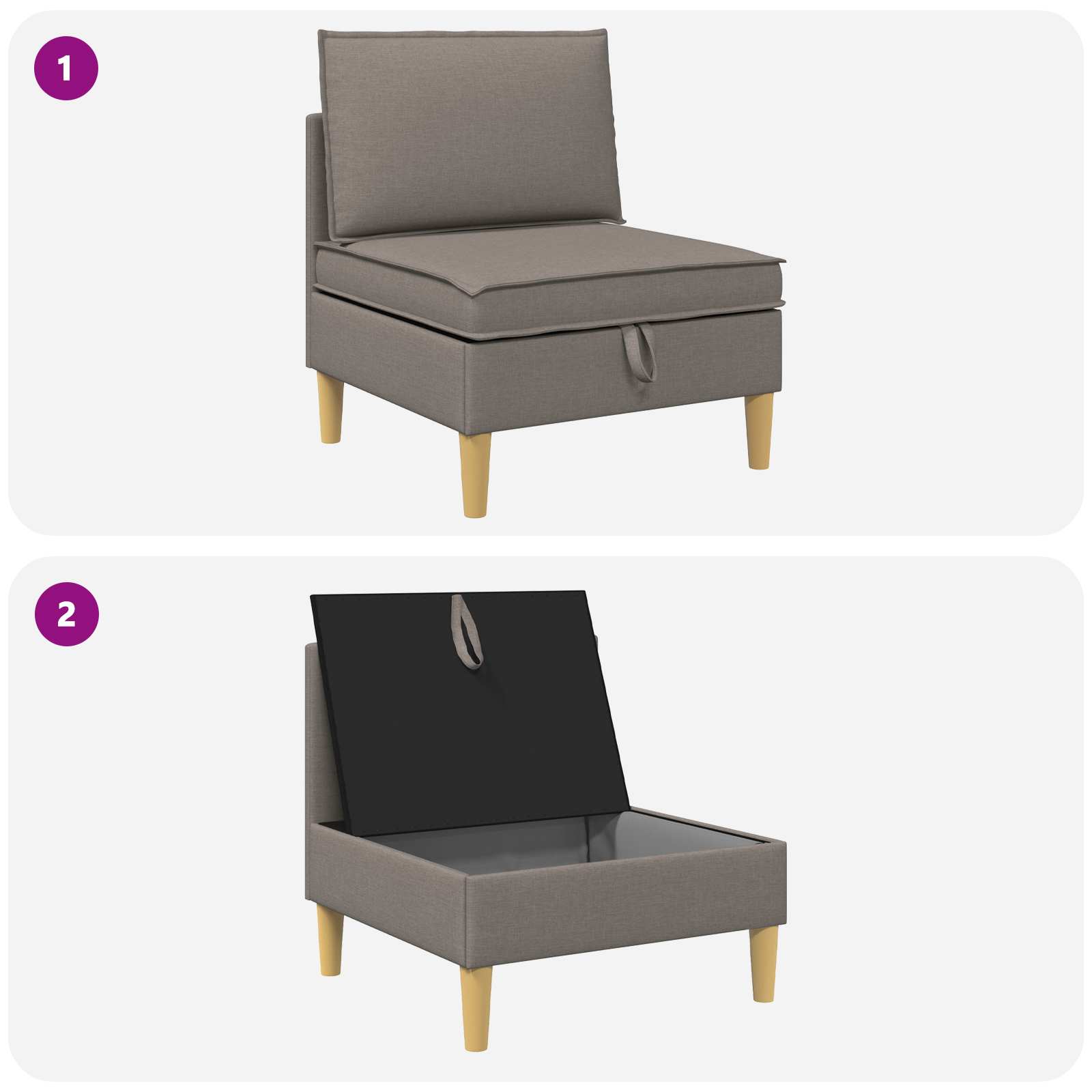 Sofa s pohranom Tkanina