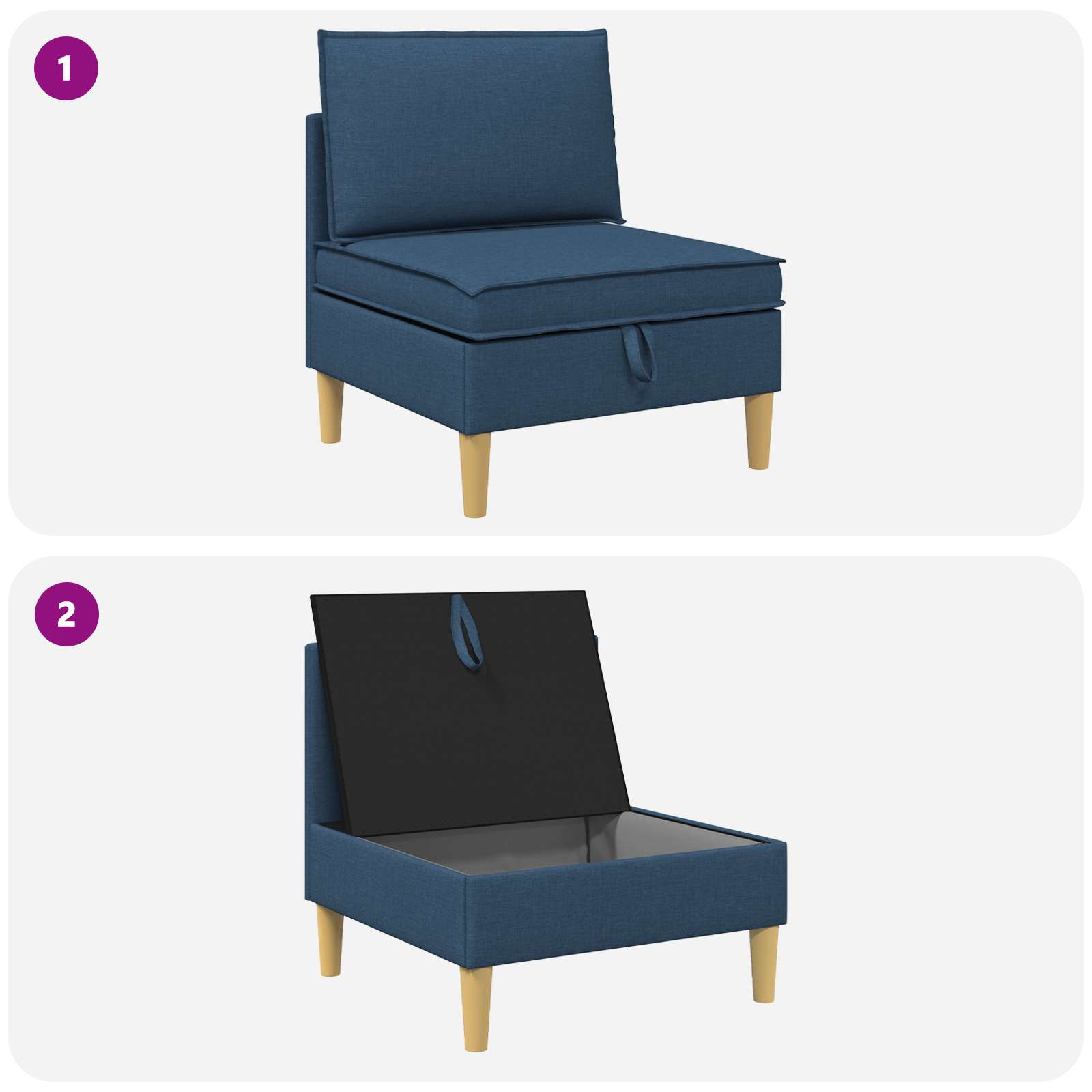 Sofa s pohranom Tkanina