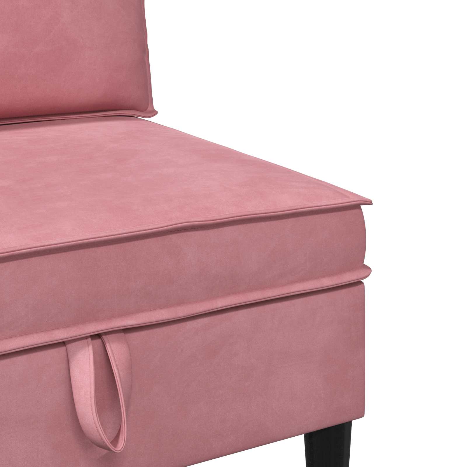 Sofa s pohranom Ružičasta Baršun