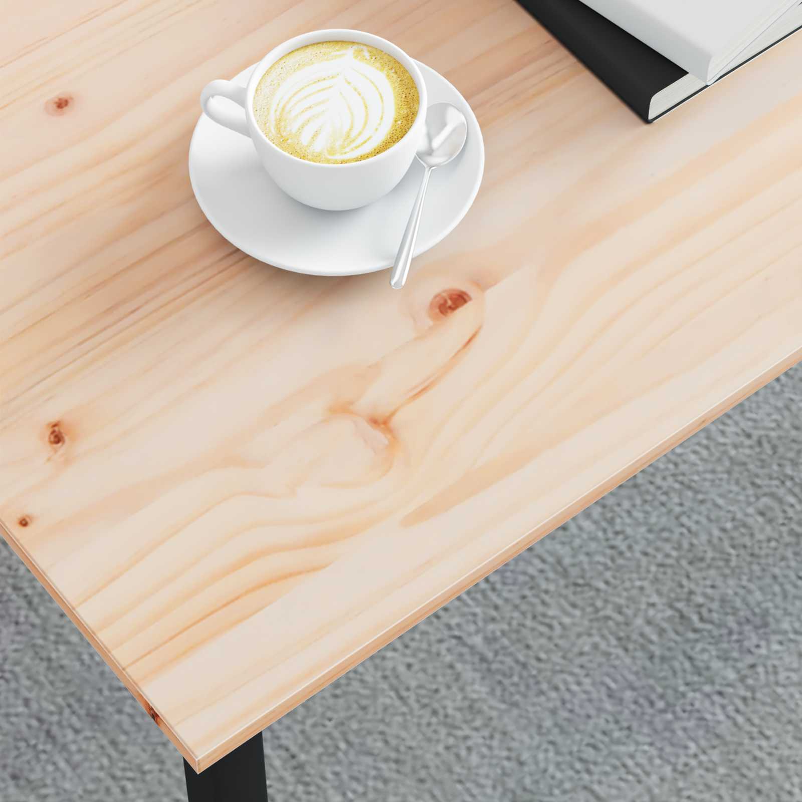 Kava Stol Prirodna 100 x 50 x 45 cm Čvrsto borovo drvo