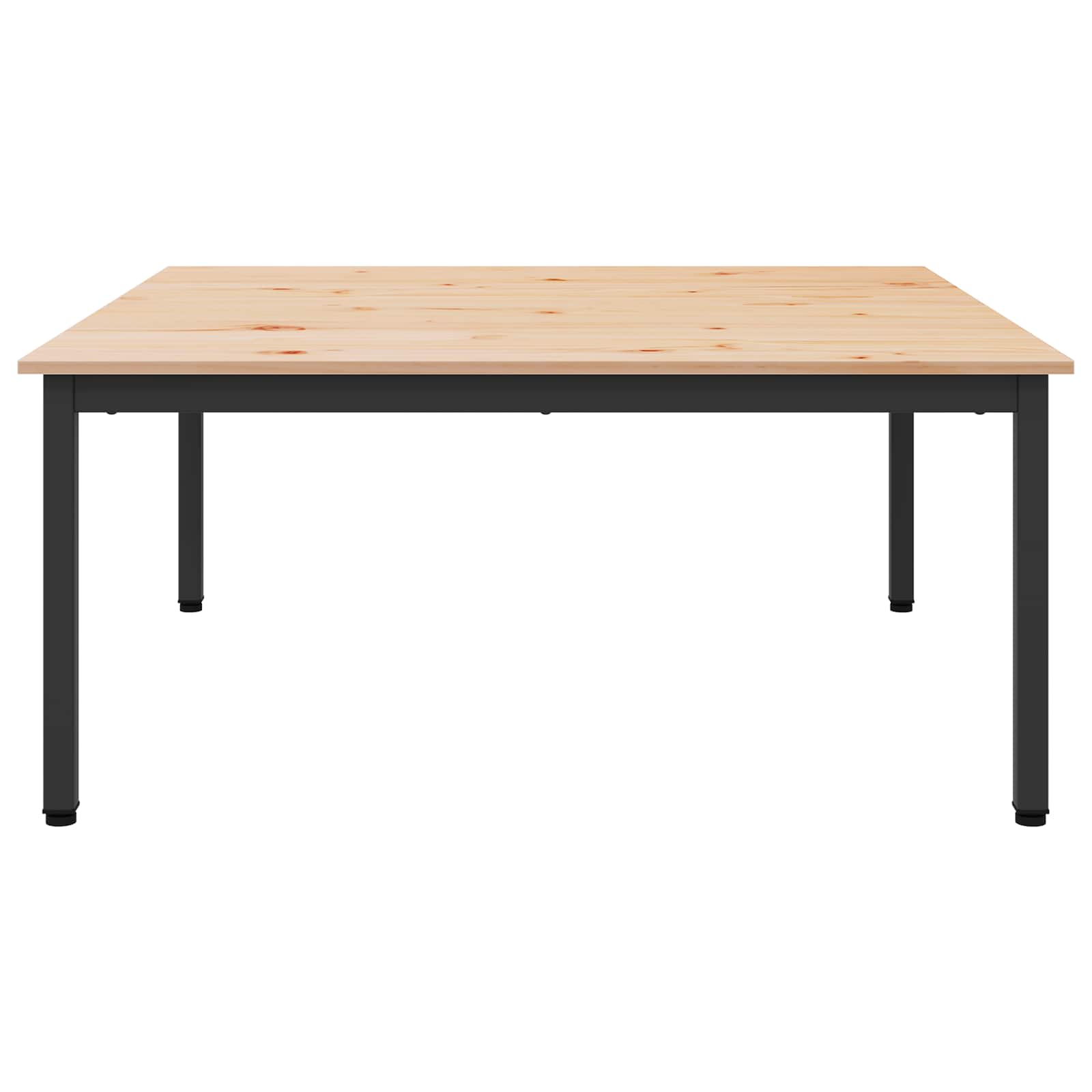Kava Stol Prirodna 100 x 100 x 45 cm Čvrsto borovo drvo