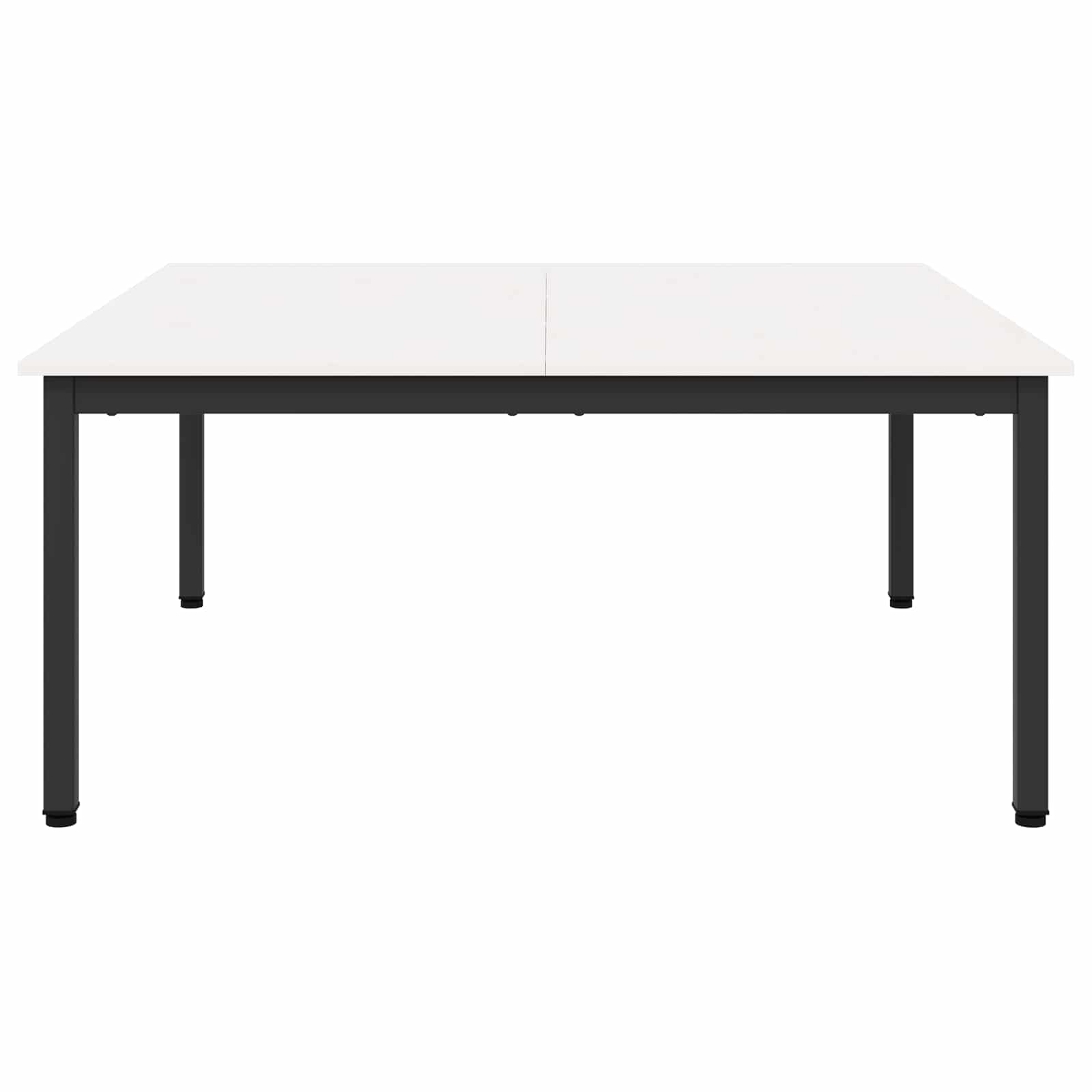 Kava Stol Bijelo 100 x 100 x 45 cm Čvrsto borovo drvo